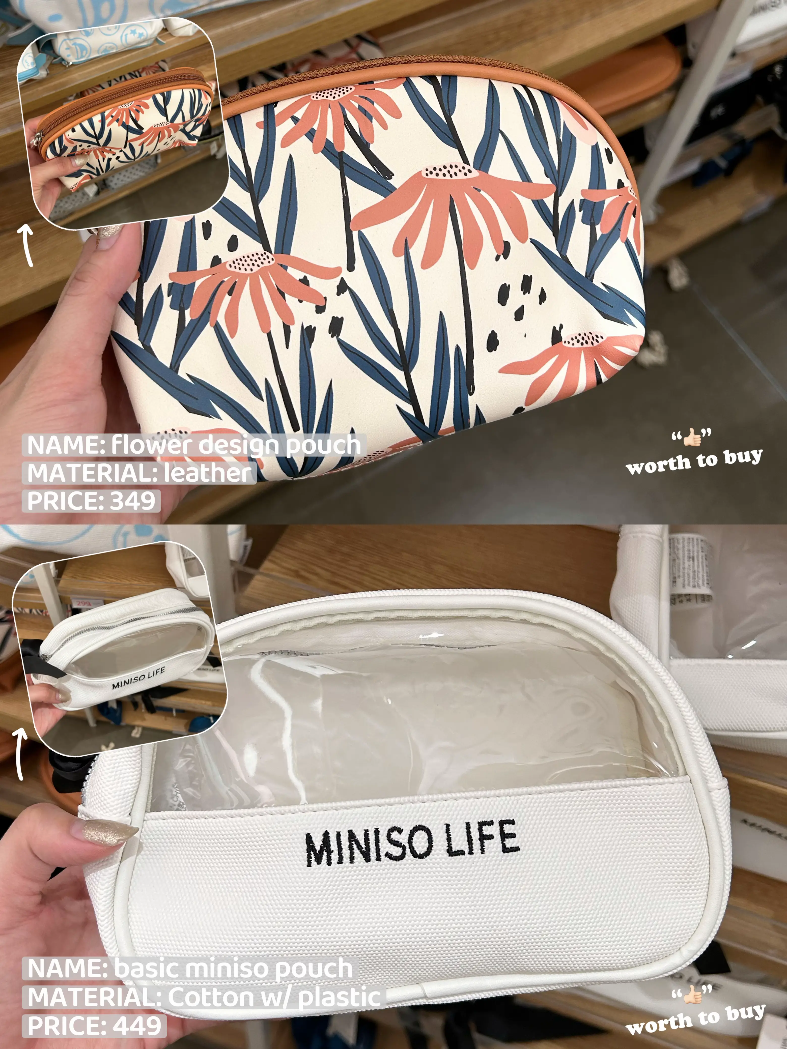 Miniso discount pouch bag