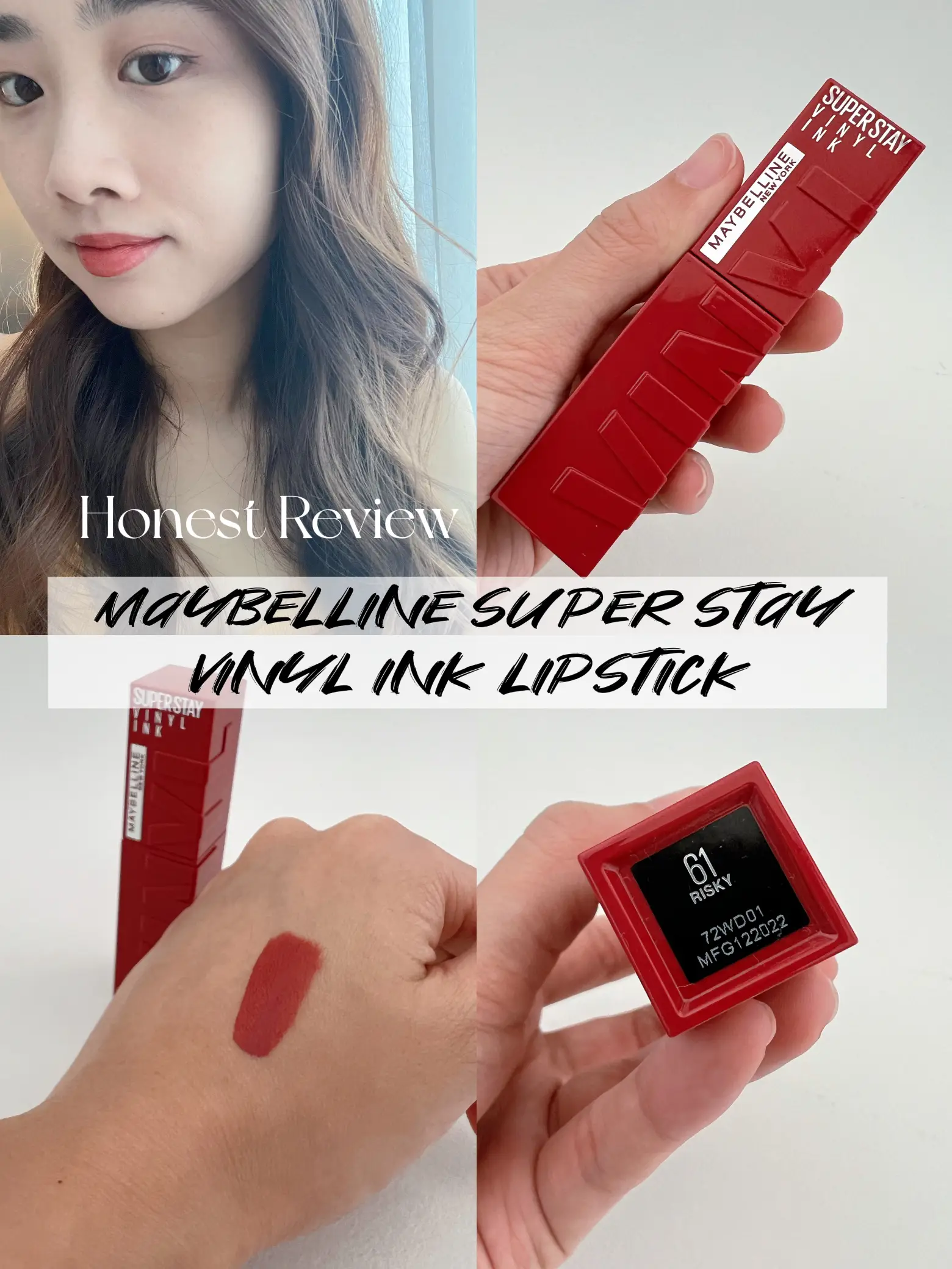 Maybelline Extra Super Stay Vinyl Ink Liquid Lipcolor Review & Swatches