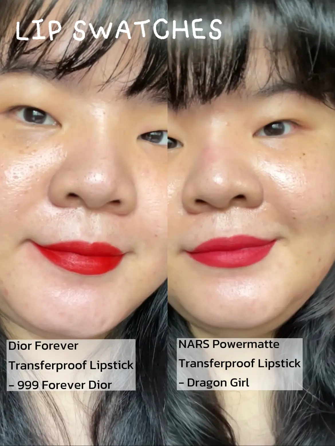 Compare New Generation Lipstick. Non-Stick Dior Mask 🆚 NARS