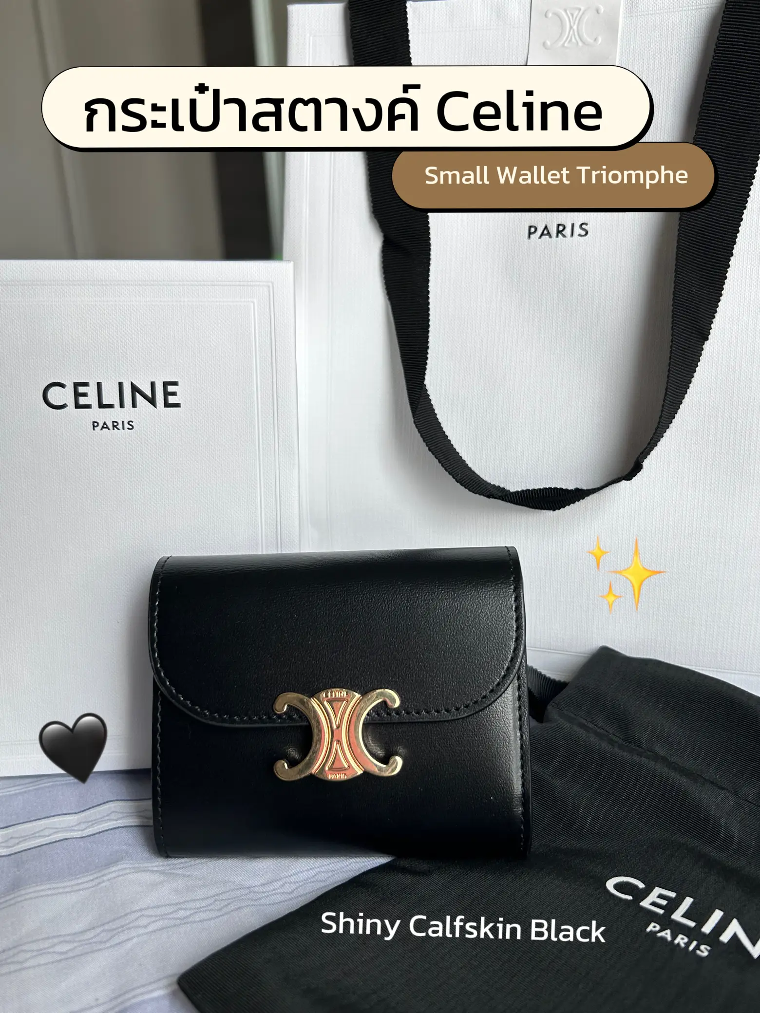 Celine Triomphe Small Flap Wallet