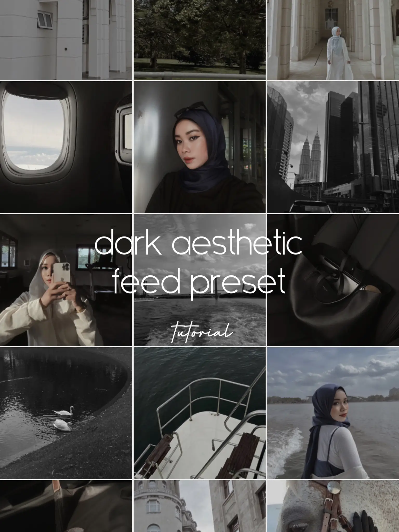 Dark Aesthetic Feed Tutorial | Gallery posted by Aina Syazwani | Lemon8