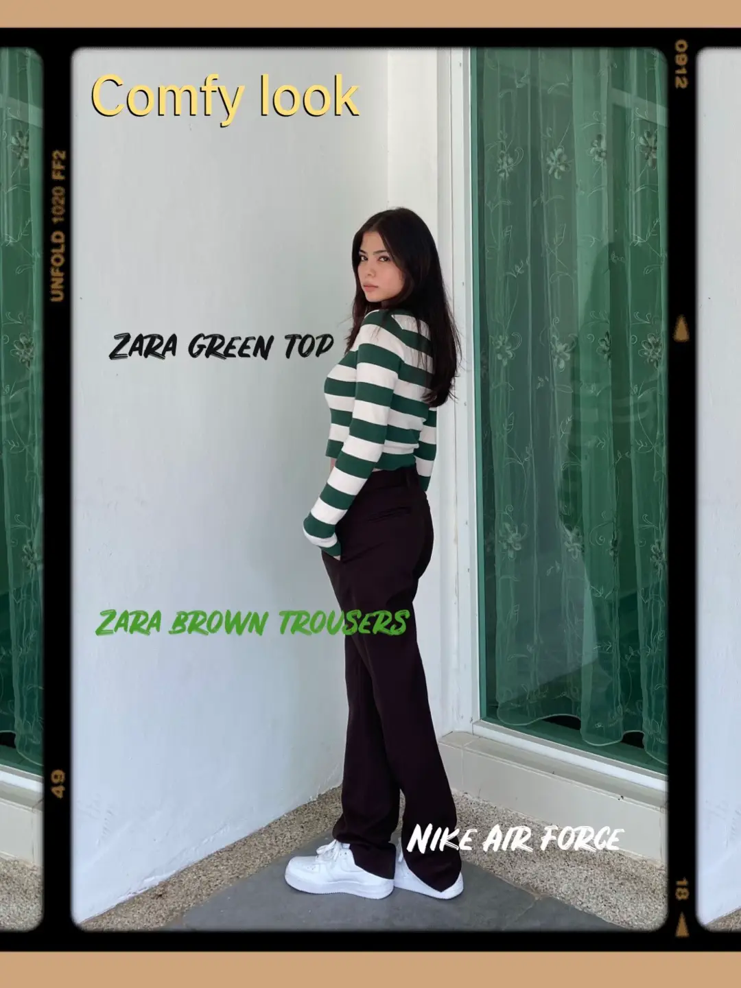 BROWN + GREEN OUTFIT LOOKBOOK | Gallery posted by Faznadia | Lemon8