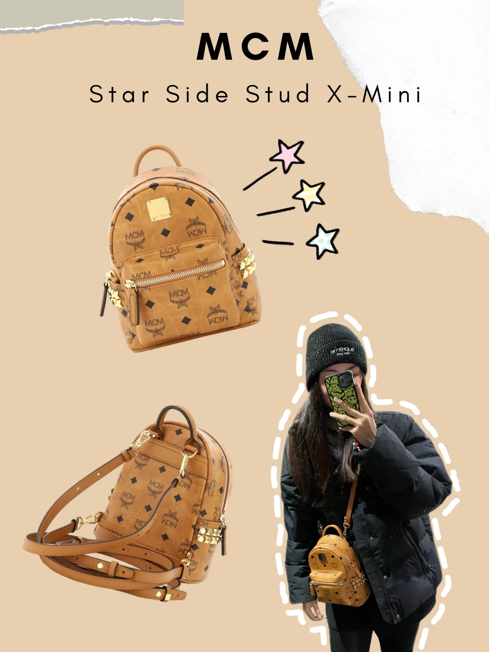 Mcm x cheap mini backpack