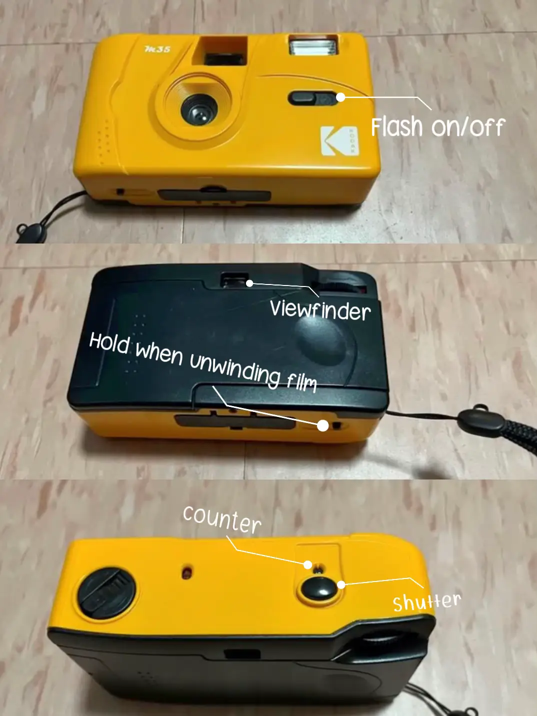 Kodak i60 Reusable 35mm Film Camera (Kodak Yellow) - The Camera Exchange