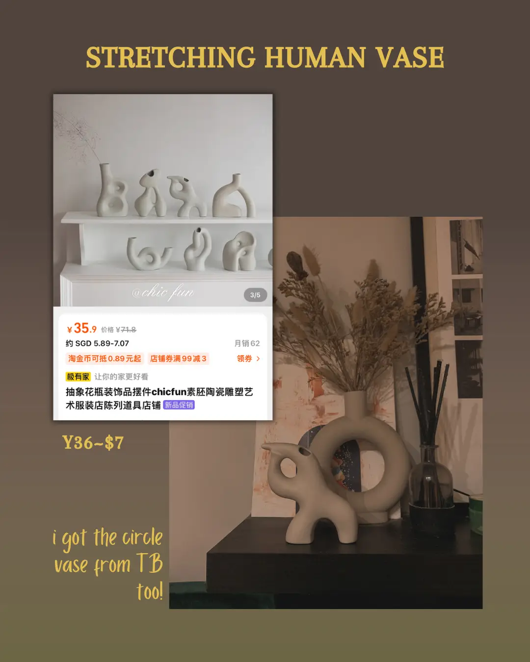 VIBEY TAOBAO HOME DECOR HAUL! mini fireplace?!🔥🔥 Gallery posted by