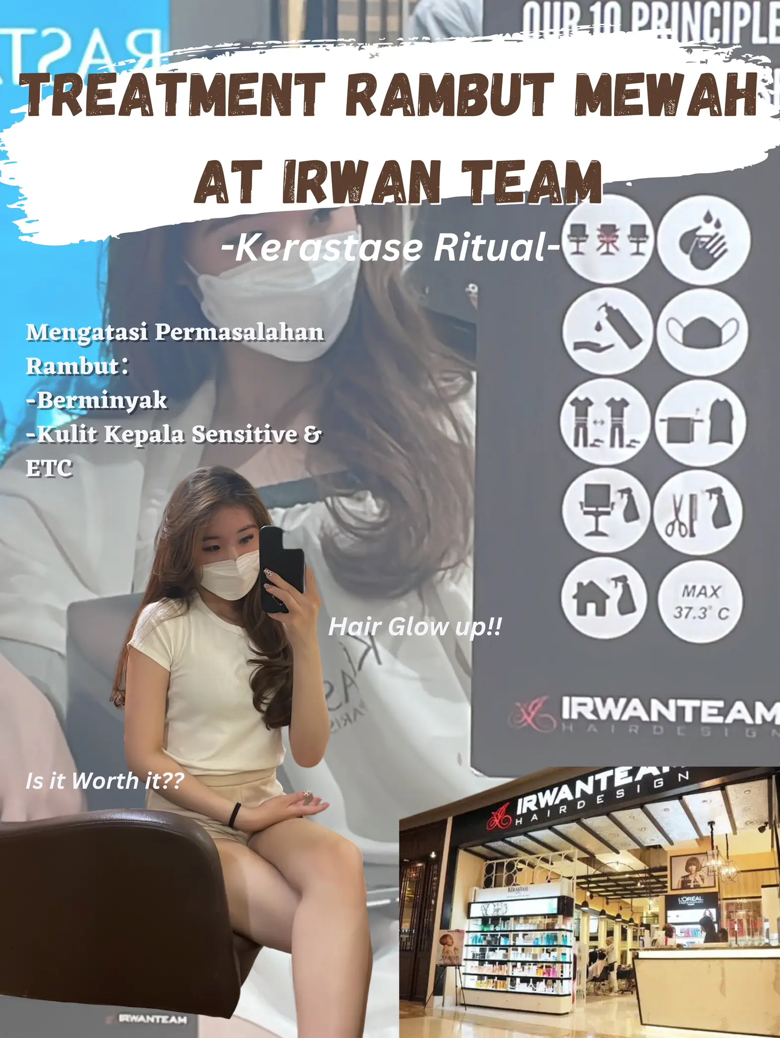 Keratin smooth shop treatment irwan team