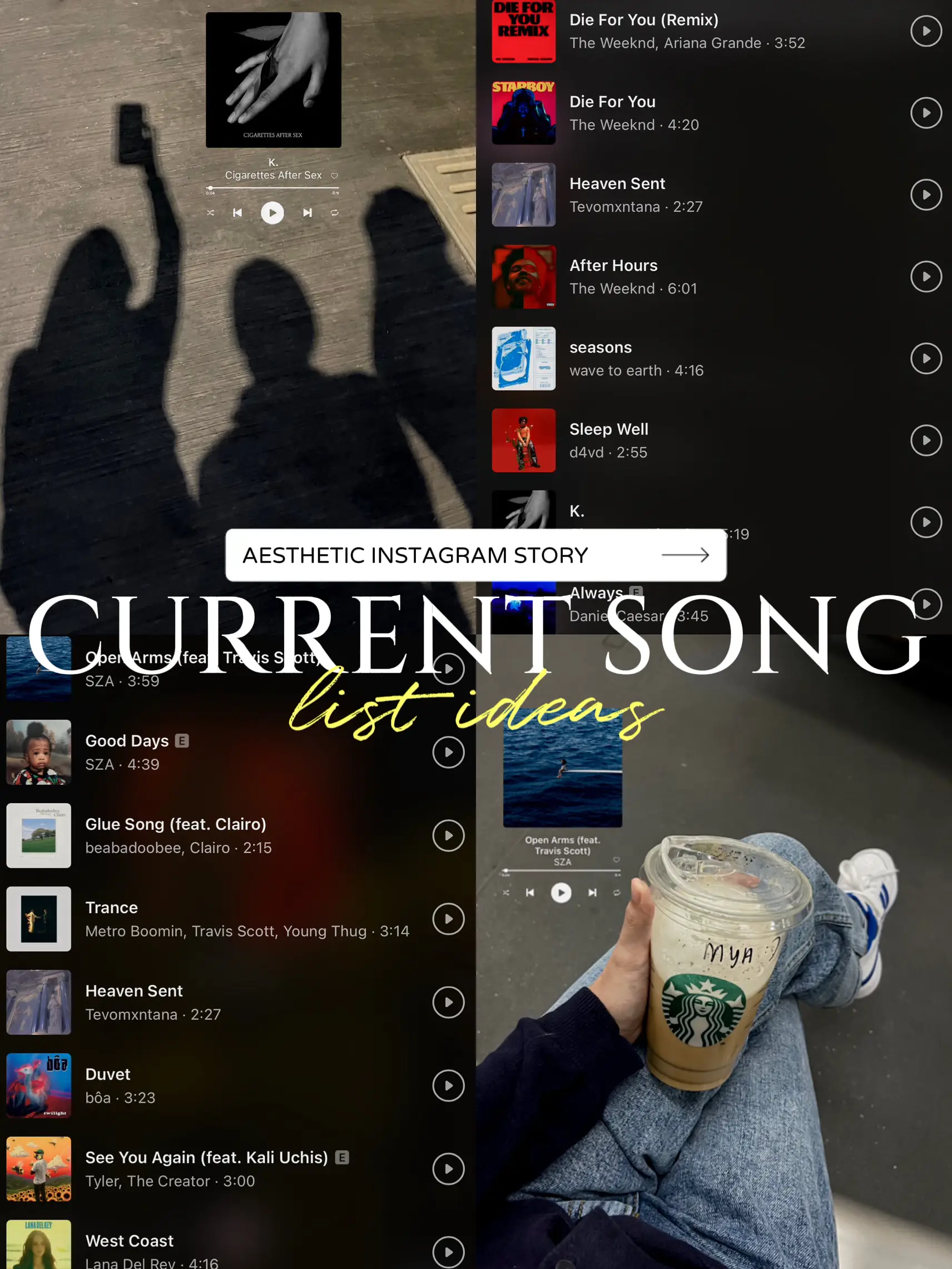 My Current Songs List Aesthetic IG Story Ideas Galeri Diposting 