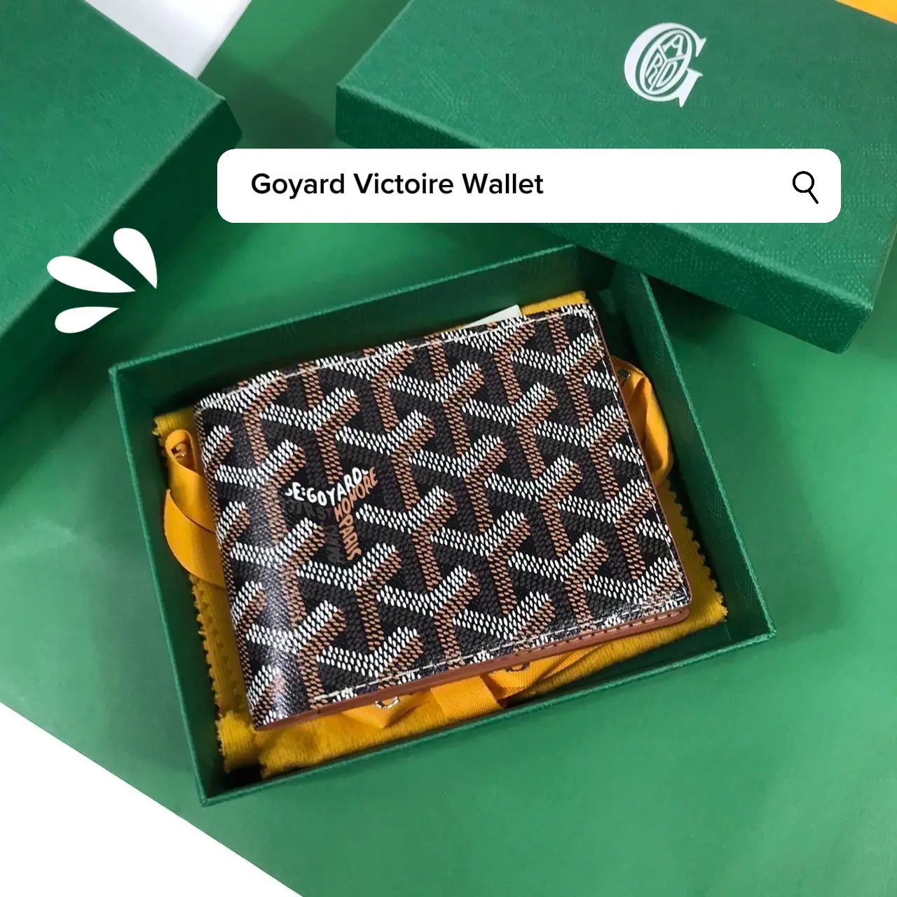 Goyard wallet box sale