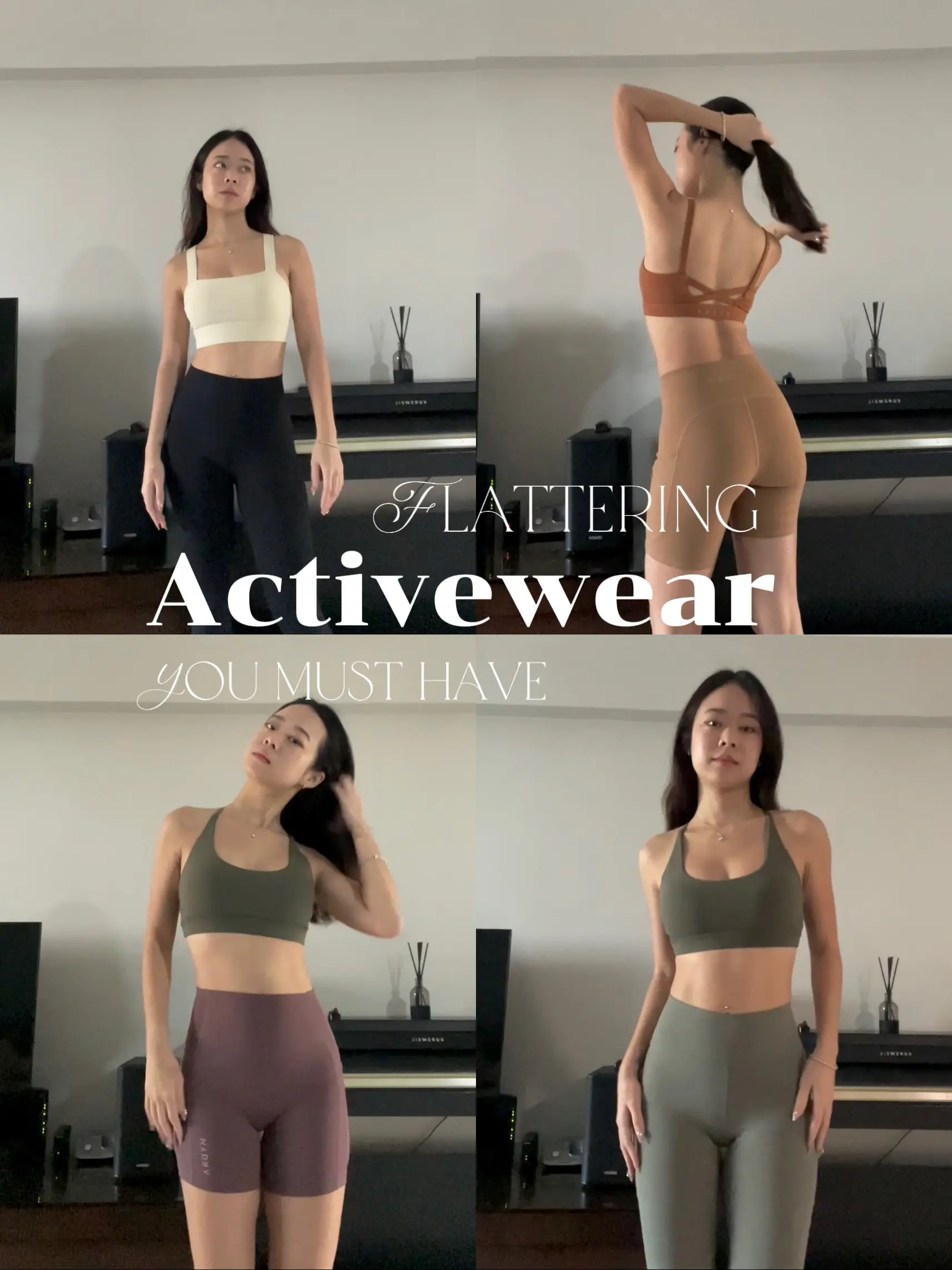 Set Active Sculptflex Ribbed One Shoulder Gym Bra, Women's Fashion,  Activewear on Carousell