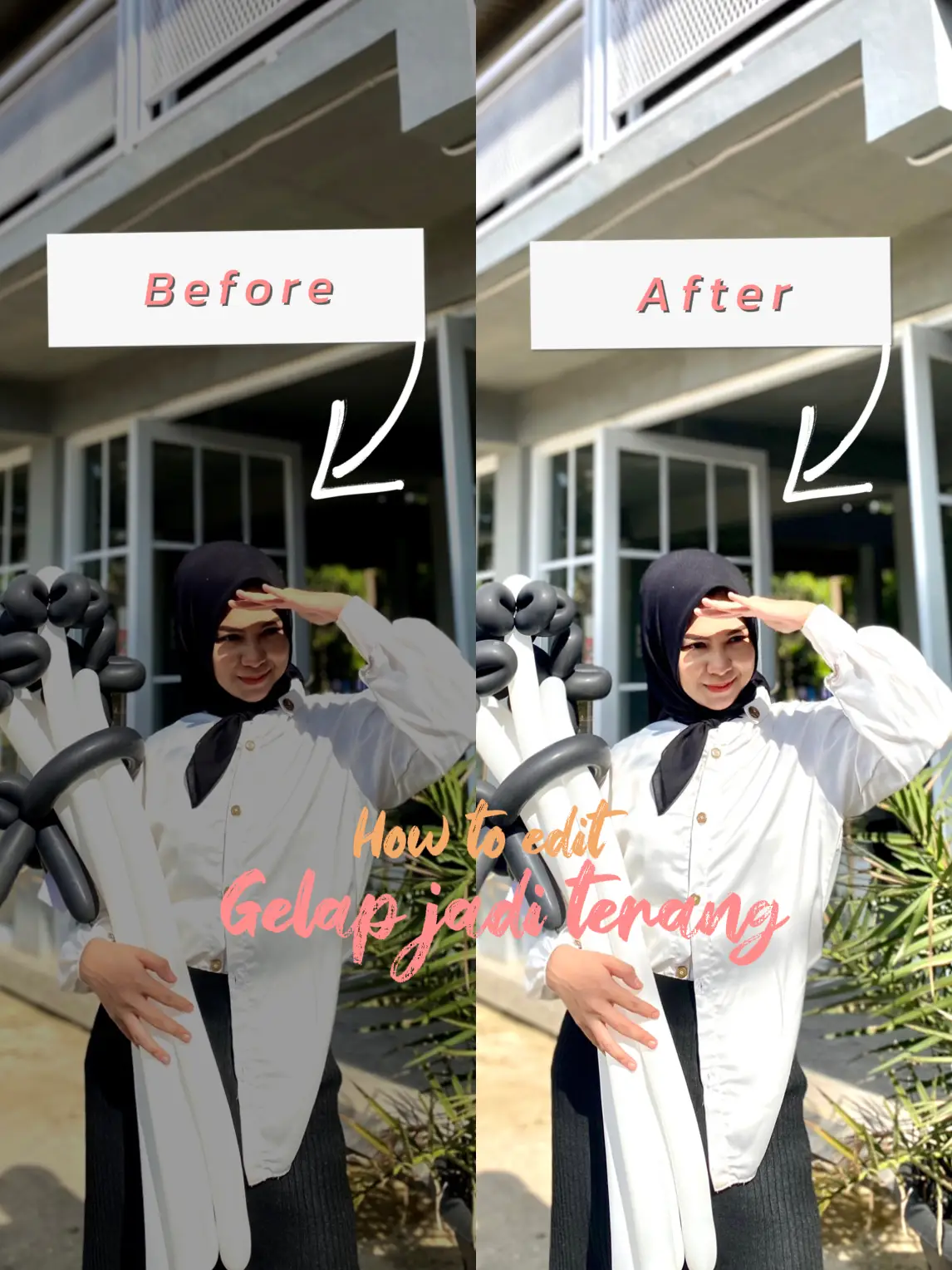Tips edit foto gelap ke terang / how dark to light Galeri diposting oleh Shopa Najla Lemon8