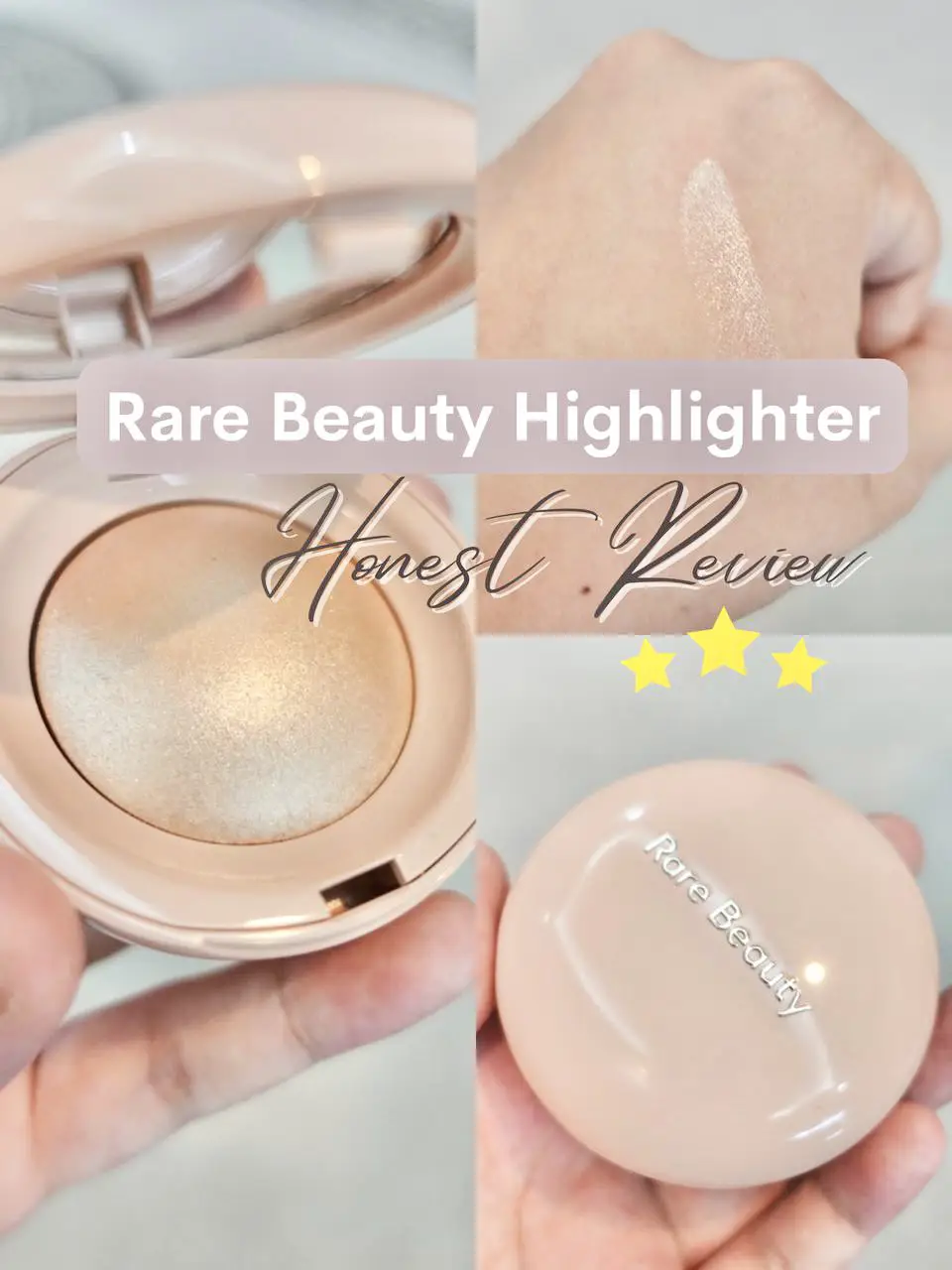 Honest Review on Rare beauty highlighter 😱✨, Gallery posted by Myra D' 🧸