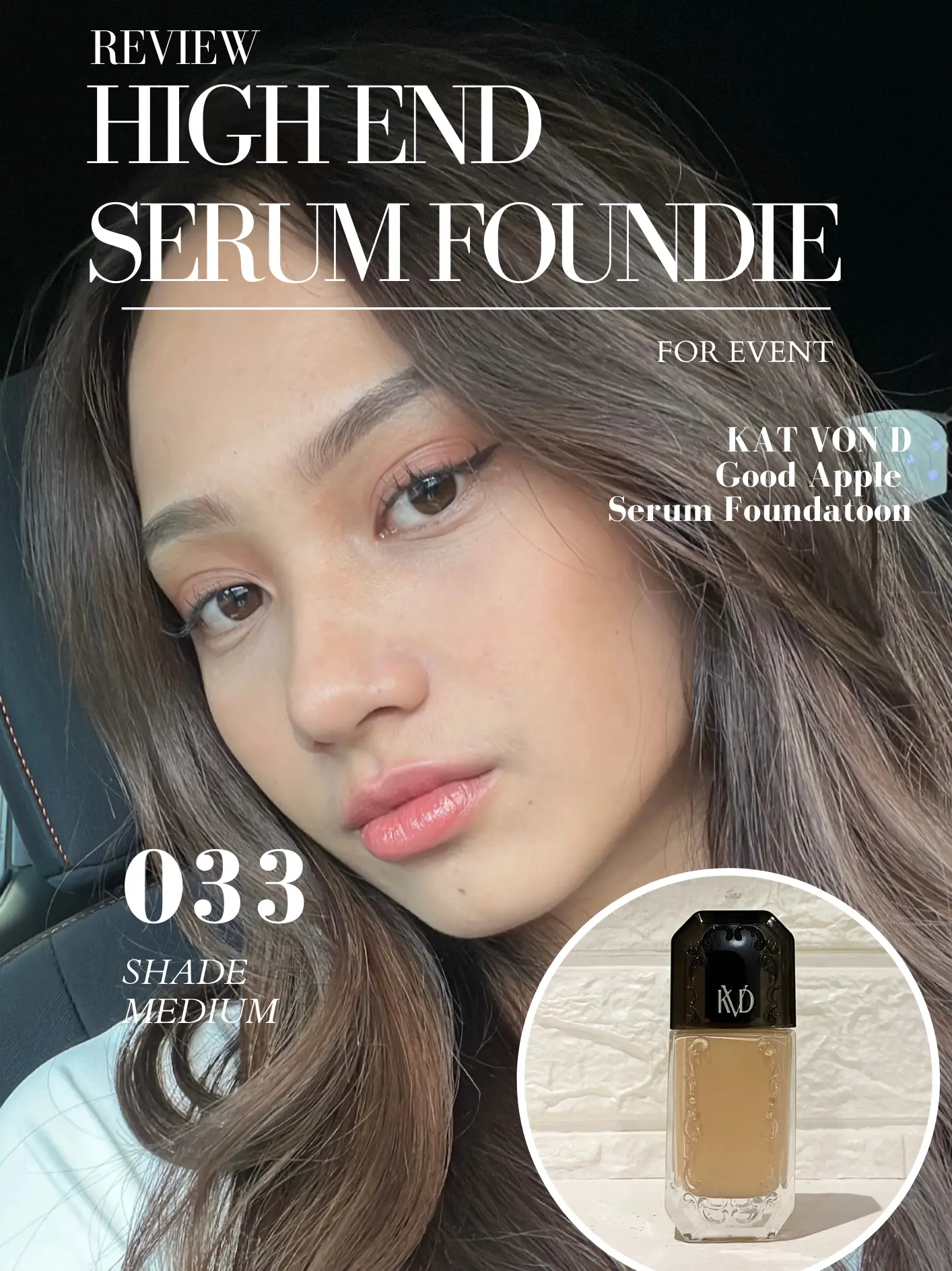 Trying out KVD Good Apple Serum Foundation🍎✨ | Gallery posted by Niken  Cleo | Lemon8