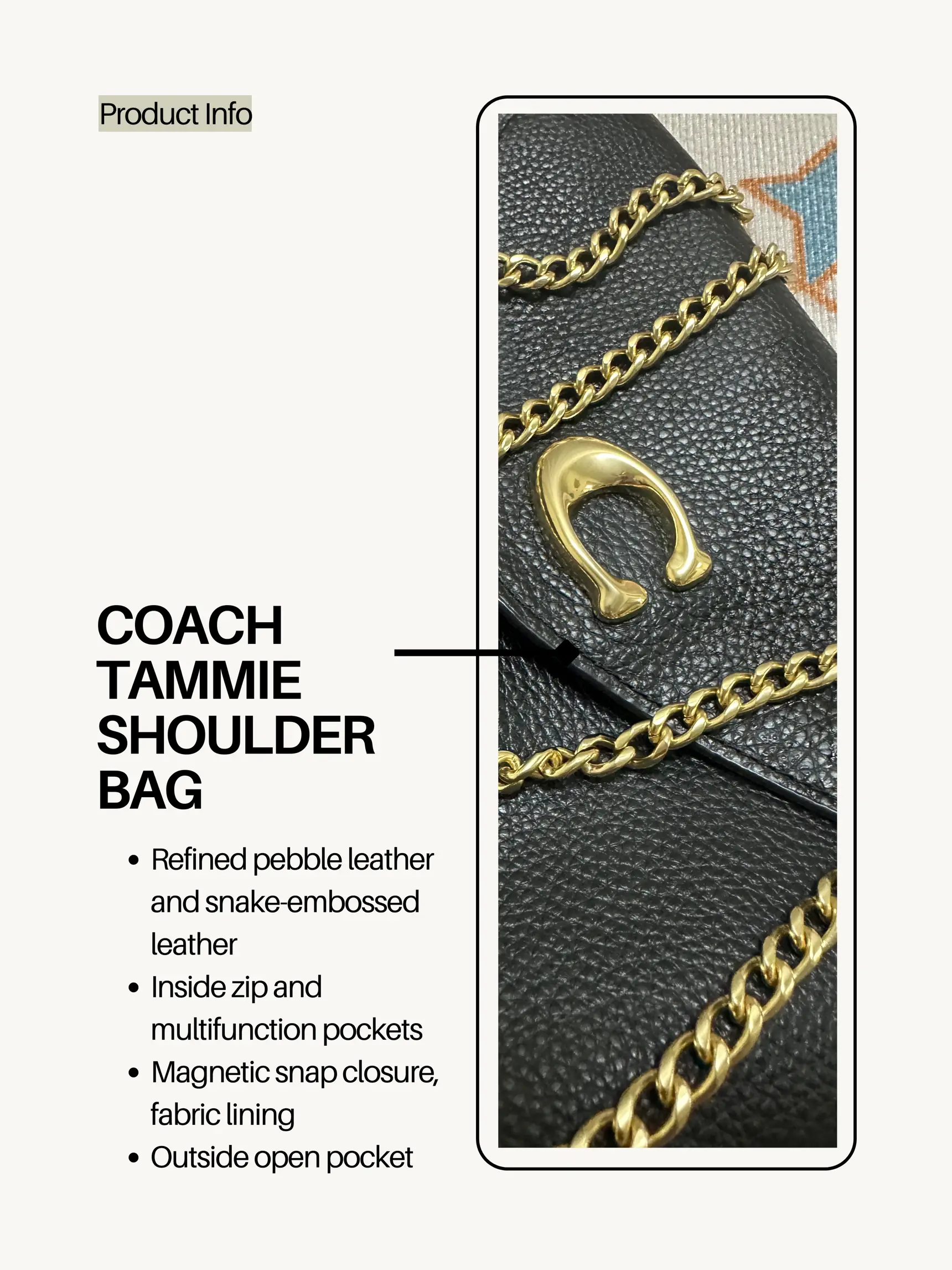 COACH®  Tammie Shoulder Bag