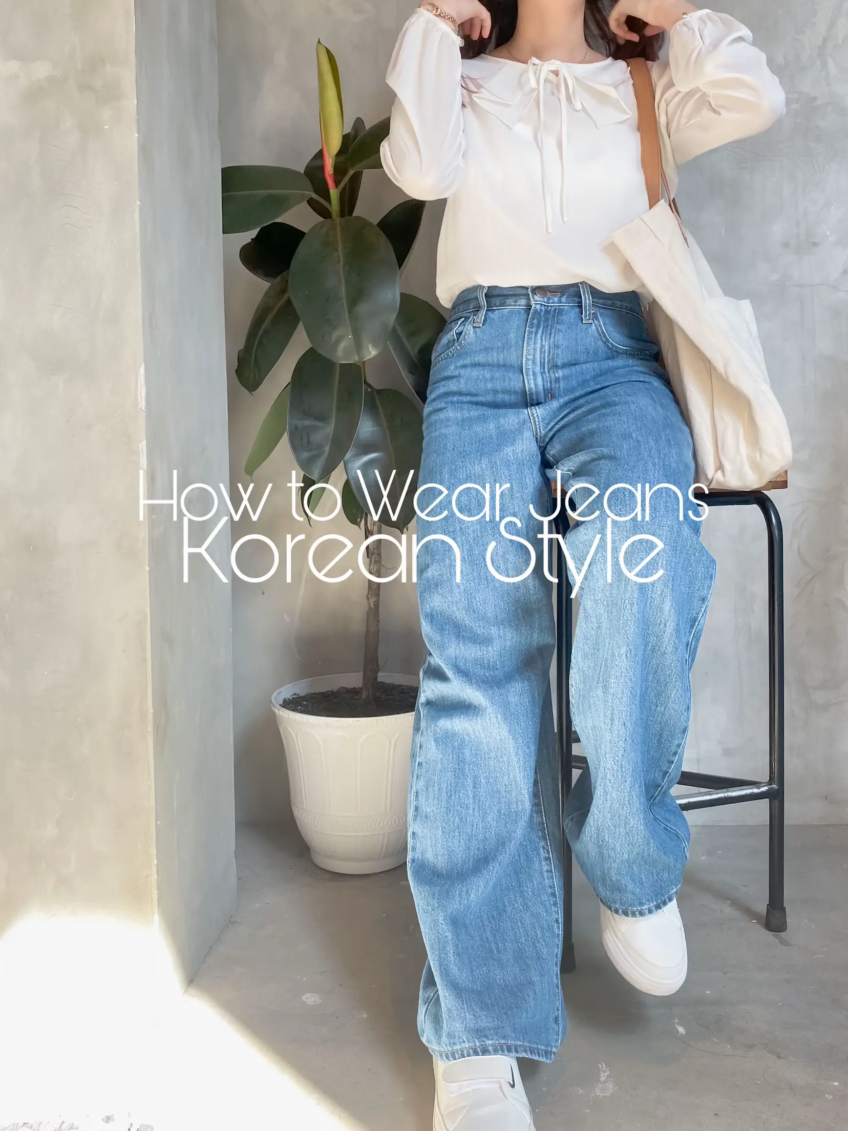 Korean best sale outfits jeans