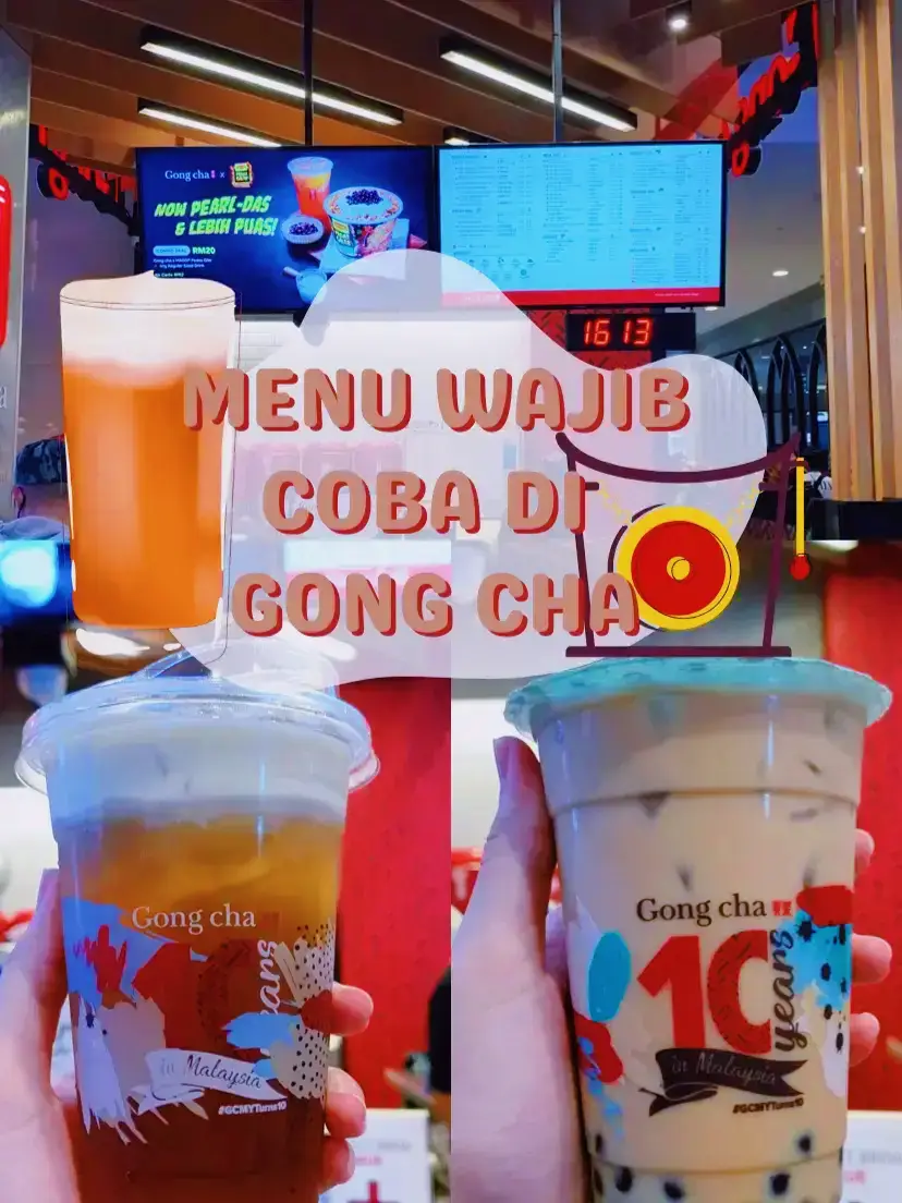 GONG CHA MALAYSIA SEKALI COBA LANGSUNG KETAGIHAN Galeri