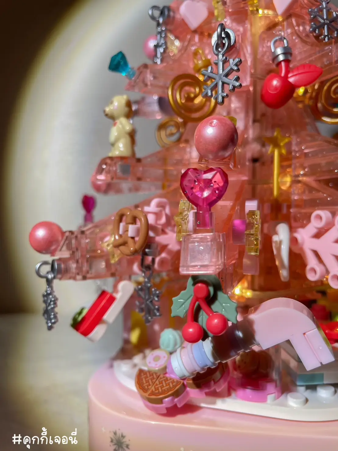 Where to buy viral pink Lego-style Christmas tree that rotates and