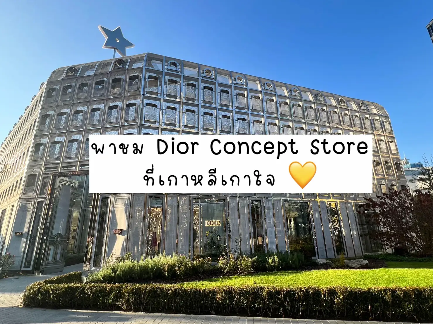 Dior Concept Storeが韓国にオープン!！！ | beamslandが投稿したフォトブック | Lemon8