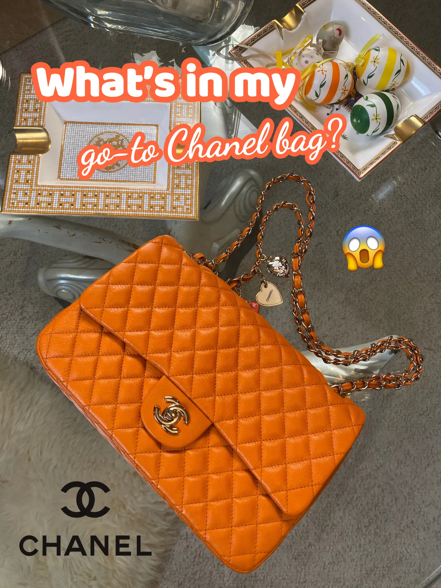 What's in best sale my chanel bag