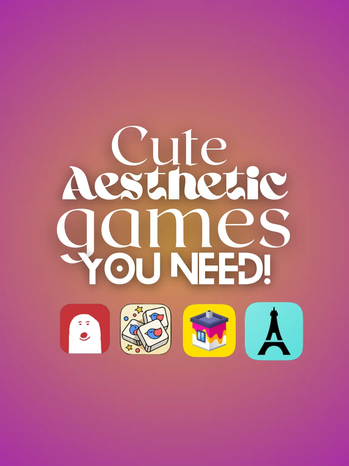 CUTE, AESTHETIC, FUN games to kill boredom 🫧💗's images