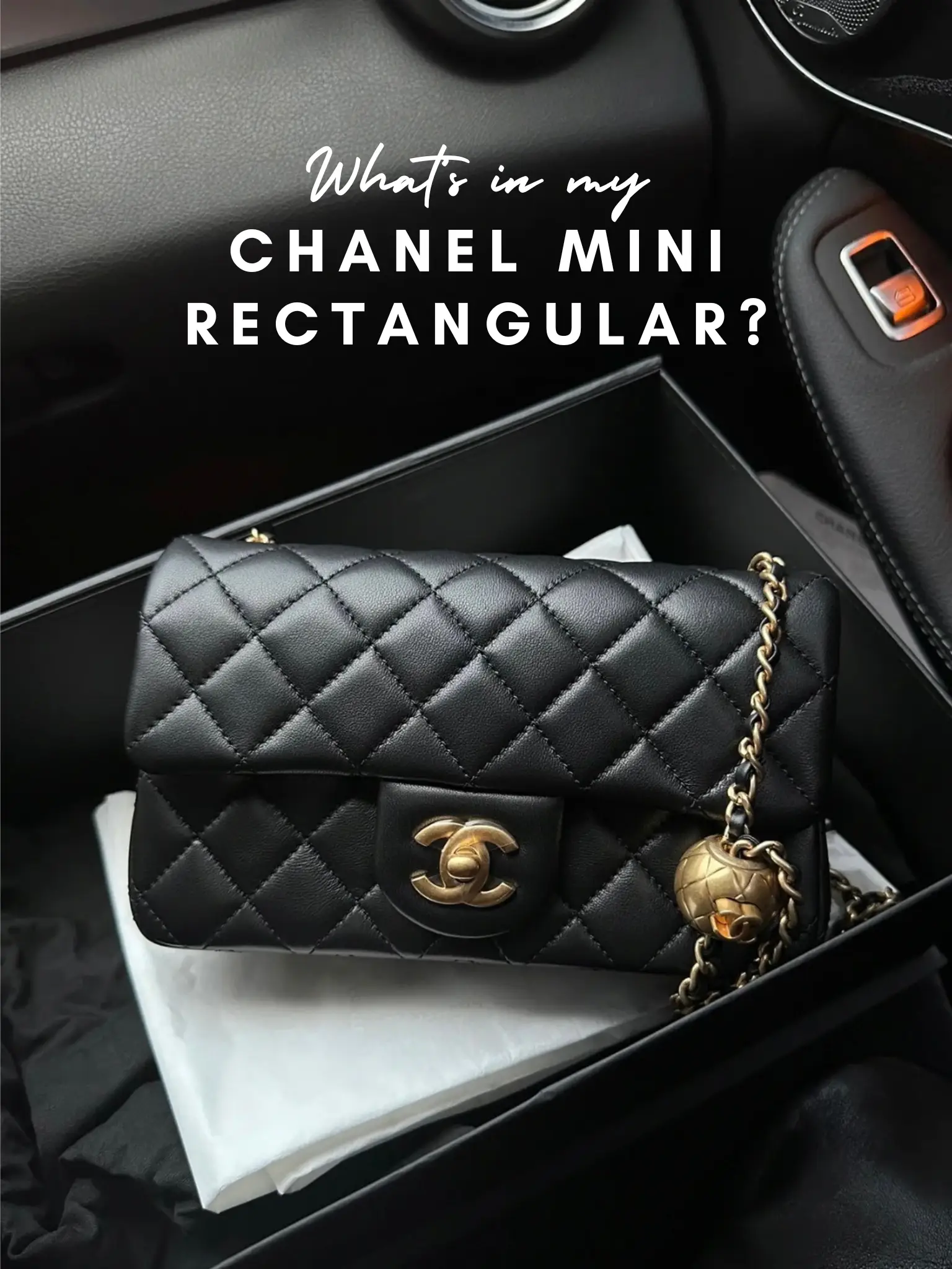 What's in my Chanel Mini Rectangular?, Gallery posted by Ashley Ahn ☁️