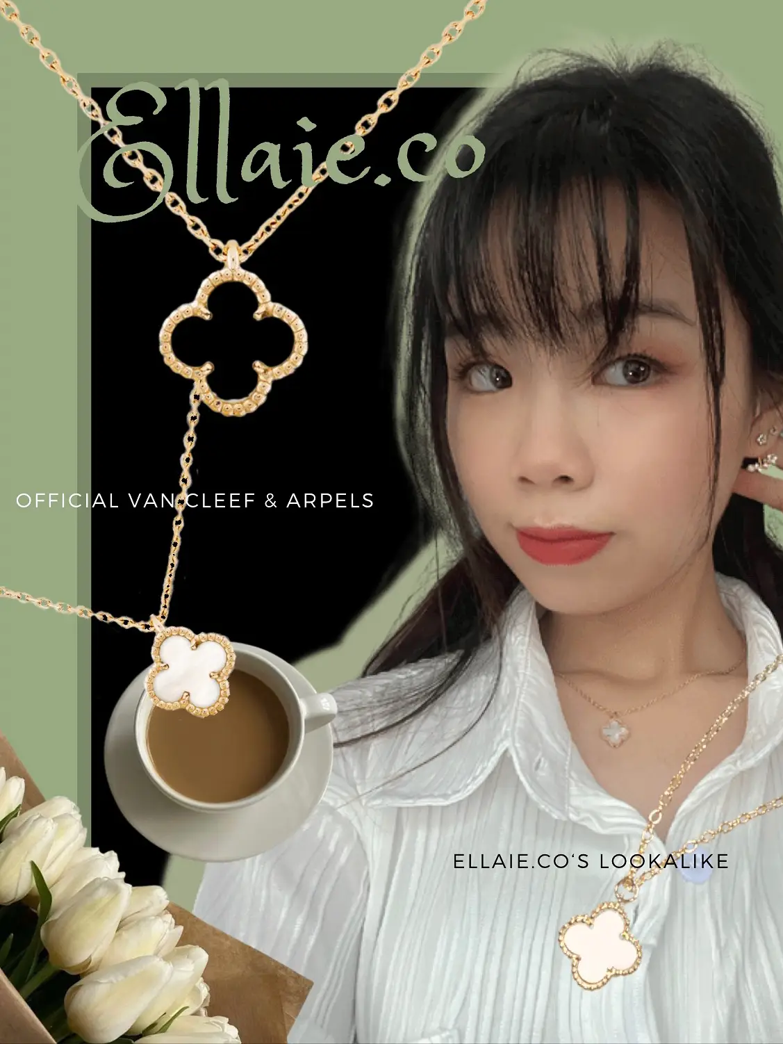 Van cleef deals necklace dhgate