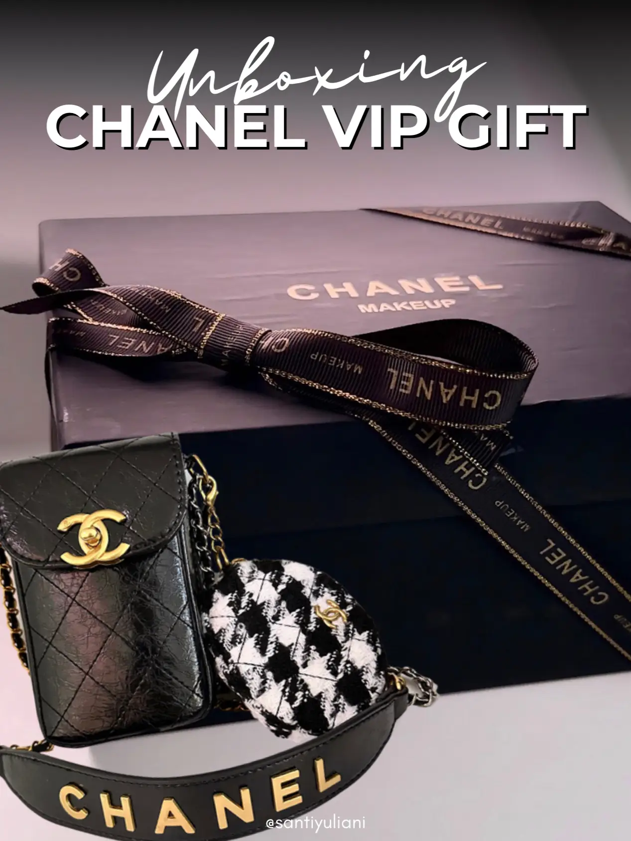 dapet Chanel phone bag FOR FREE?!, Video published by Santi Yuliani