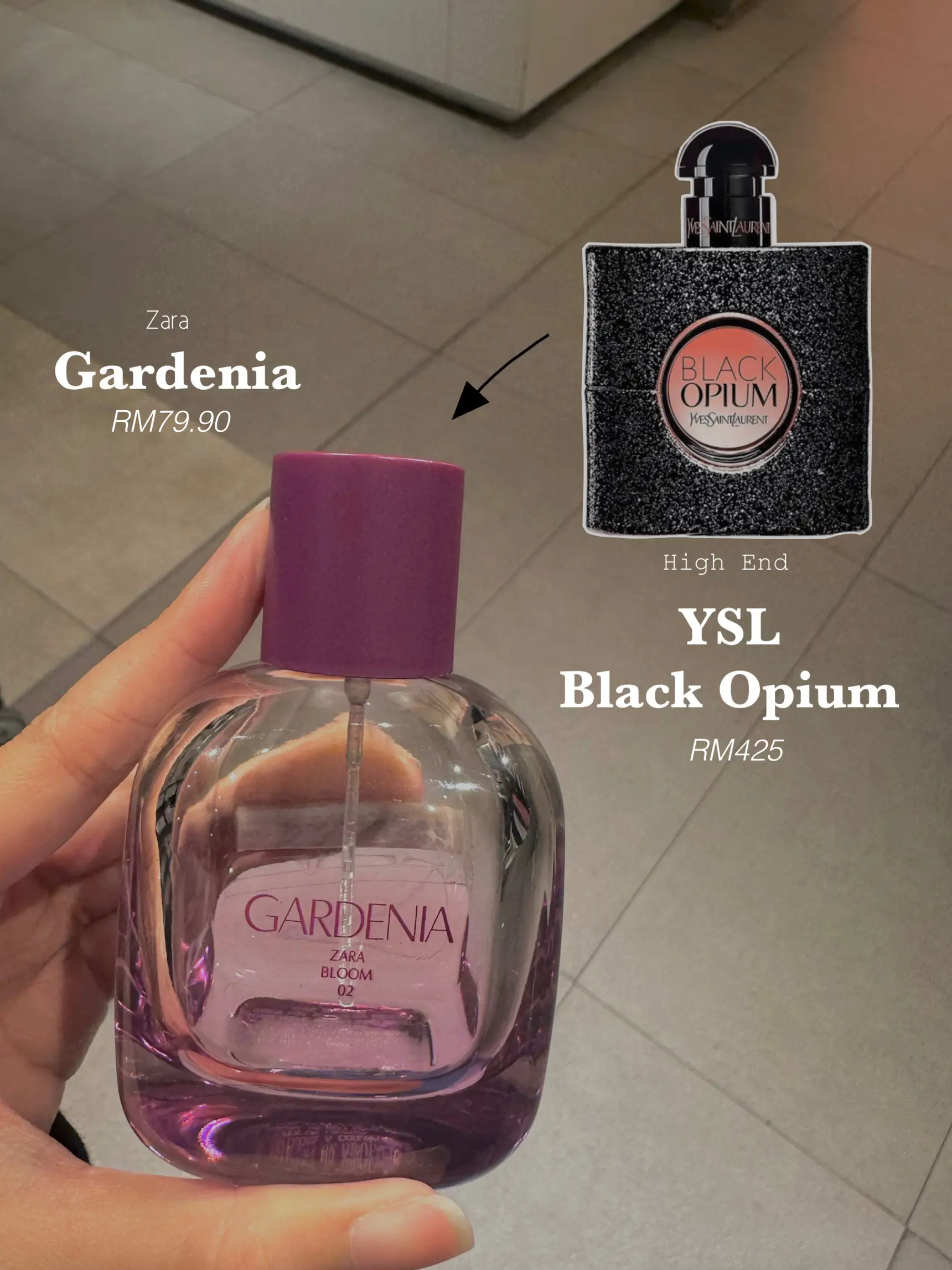Zara Gardenia (Dupe for YSL Black Opium)