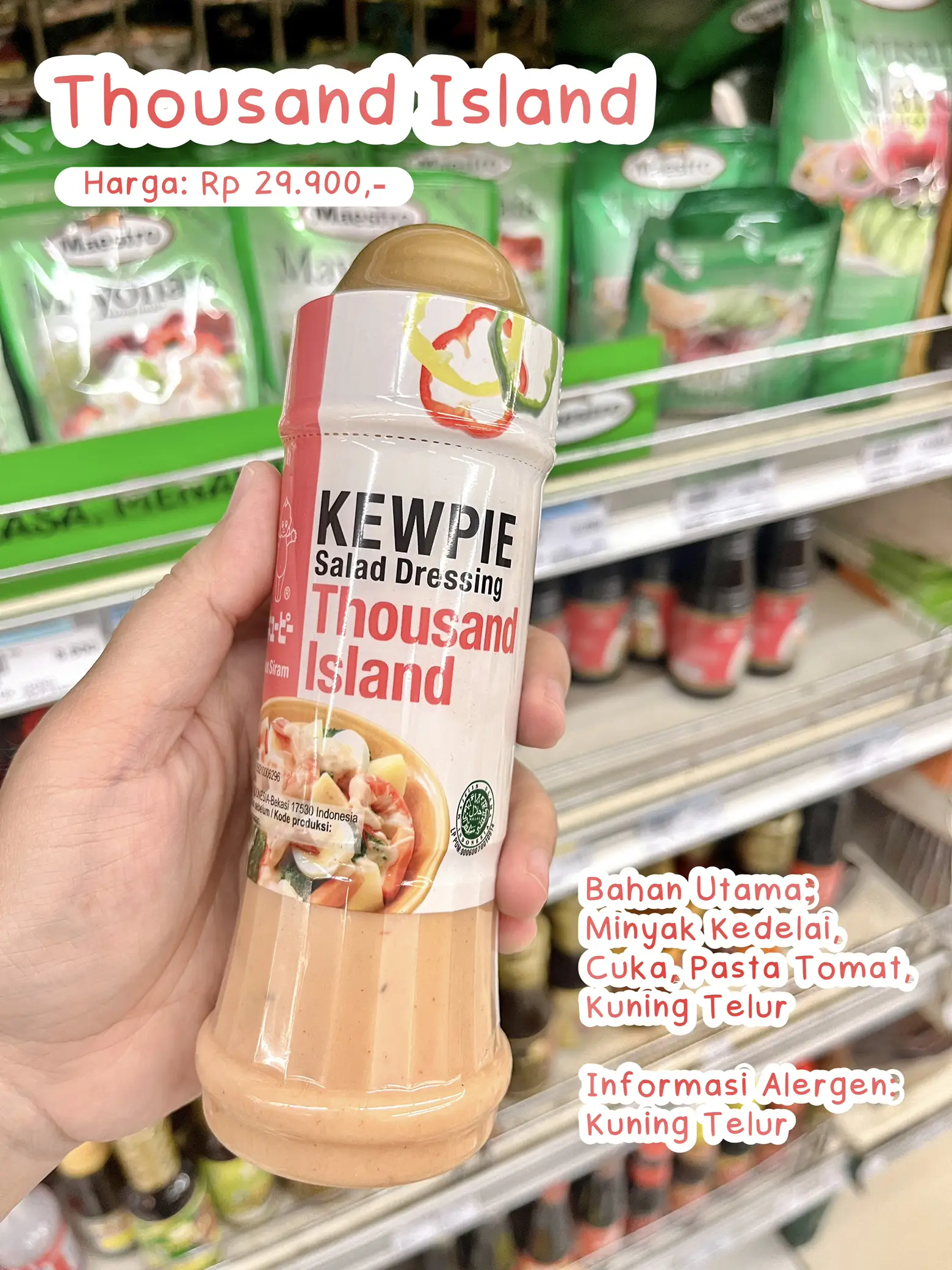 Review Salad Dressing Kewpie Galeri diposting oleh Hasna Raniyah Lemon8