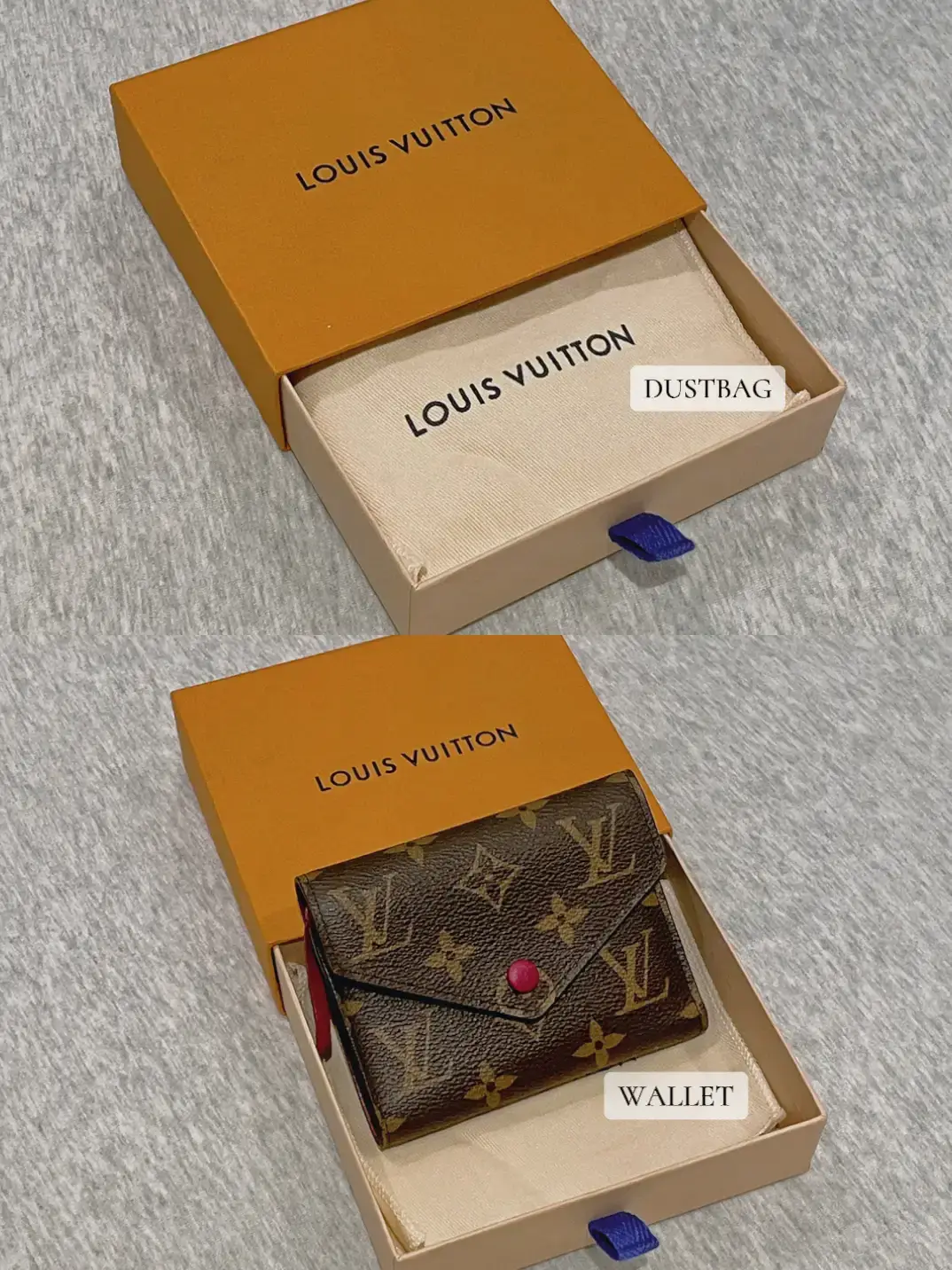 Louis Vuitton wallet dustbag  Louis vuitton wallet, Louis vuitton