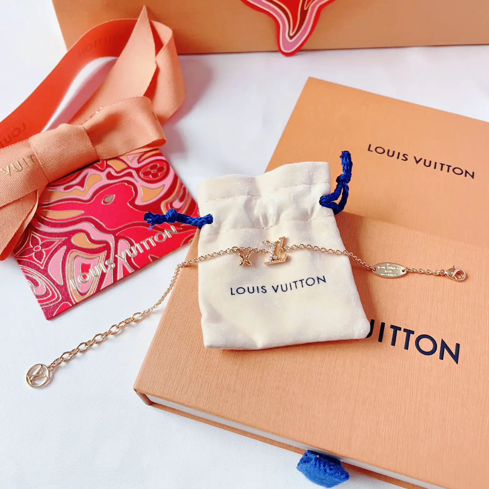 Louis Vuitton Gold Tone LV & Me Hashtag Bracelet Louis Vuitton | The Luxury  Closet