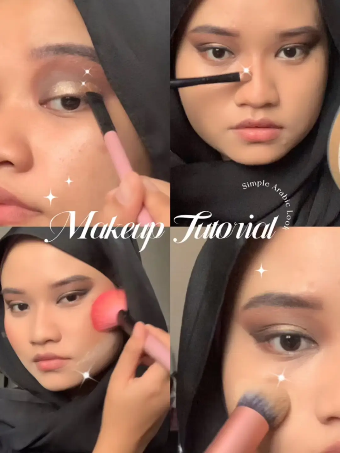 Simple Arabic Makeup Look