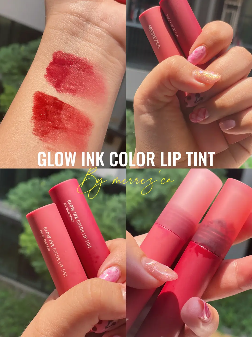 รีวิว Glow ink color lip tint by MERREZ'CA 💄
