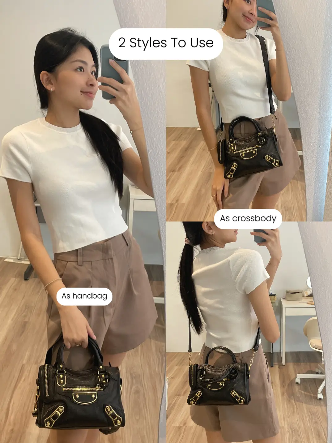 Balenciaga mini best sale city outfit