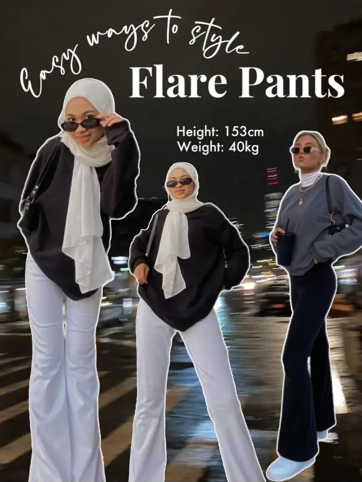 Styling flare pants in simple way., Galeri disiarkan oleh miss.jmy