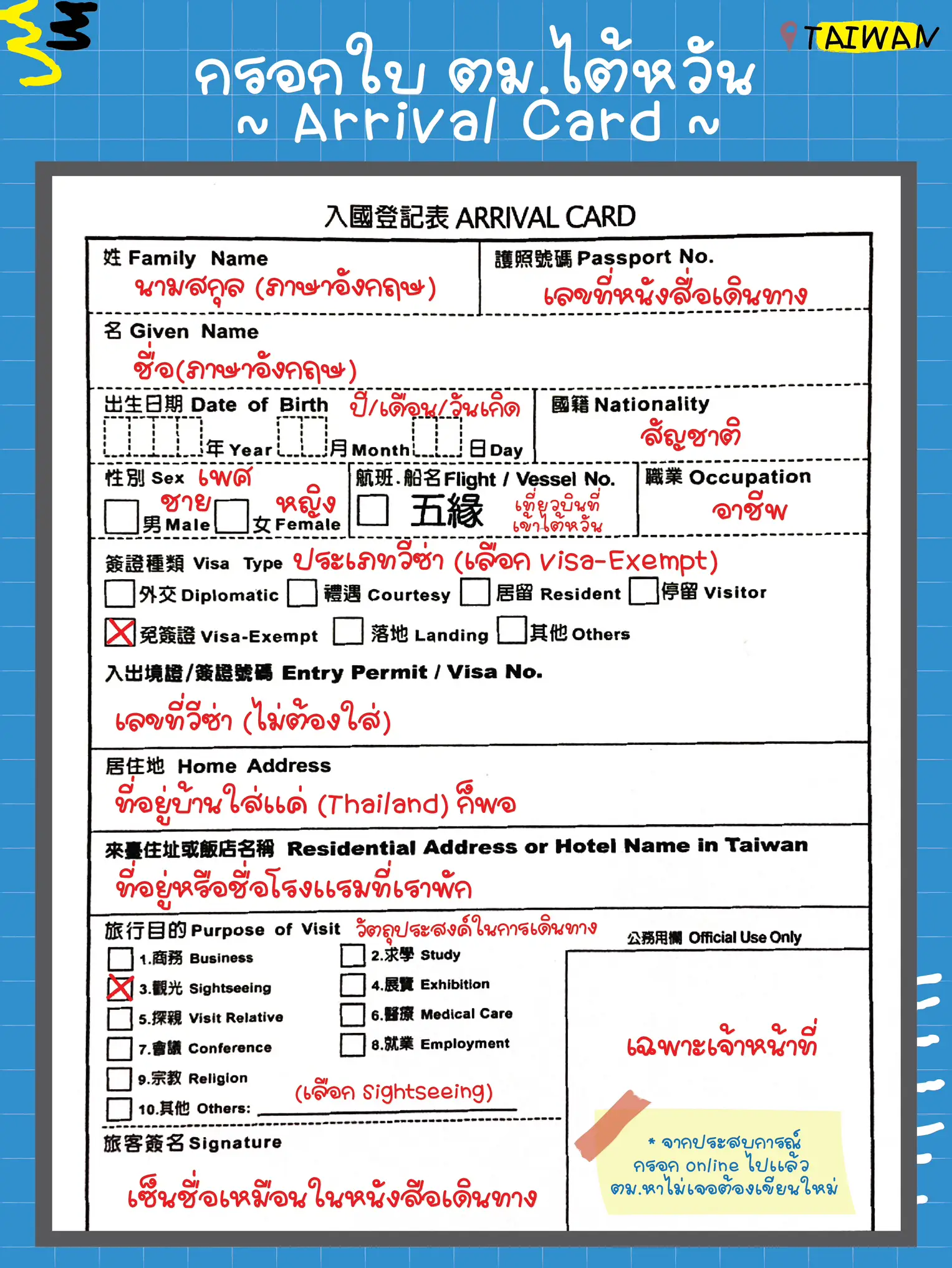 อย่าลืมทำสิ่งนี้ก่อนเข้าตม.จีนและวิธีกรอกใบ ตม.🇨🇳 | แกลเลอรีที่โพสต์โดย ...