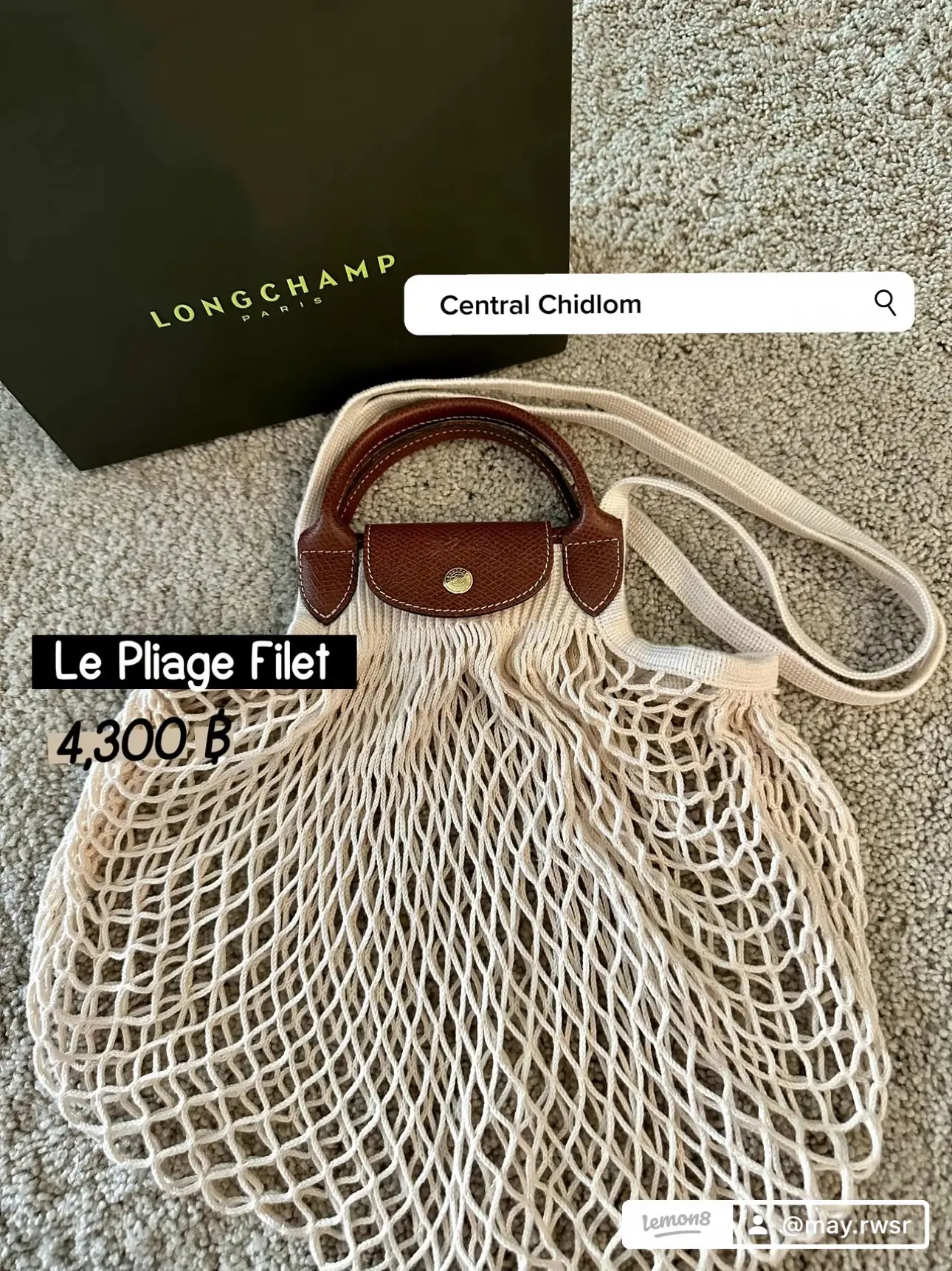 SOLD OUT ! Longchamp Le Pliage Filet coming in 2 weeks time