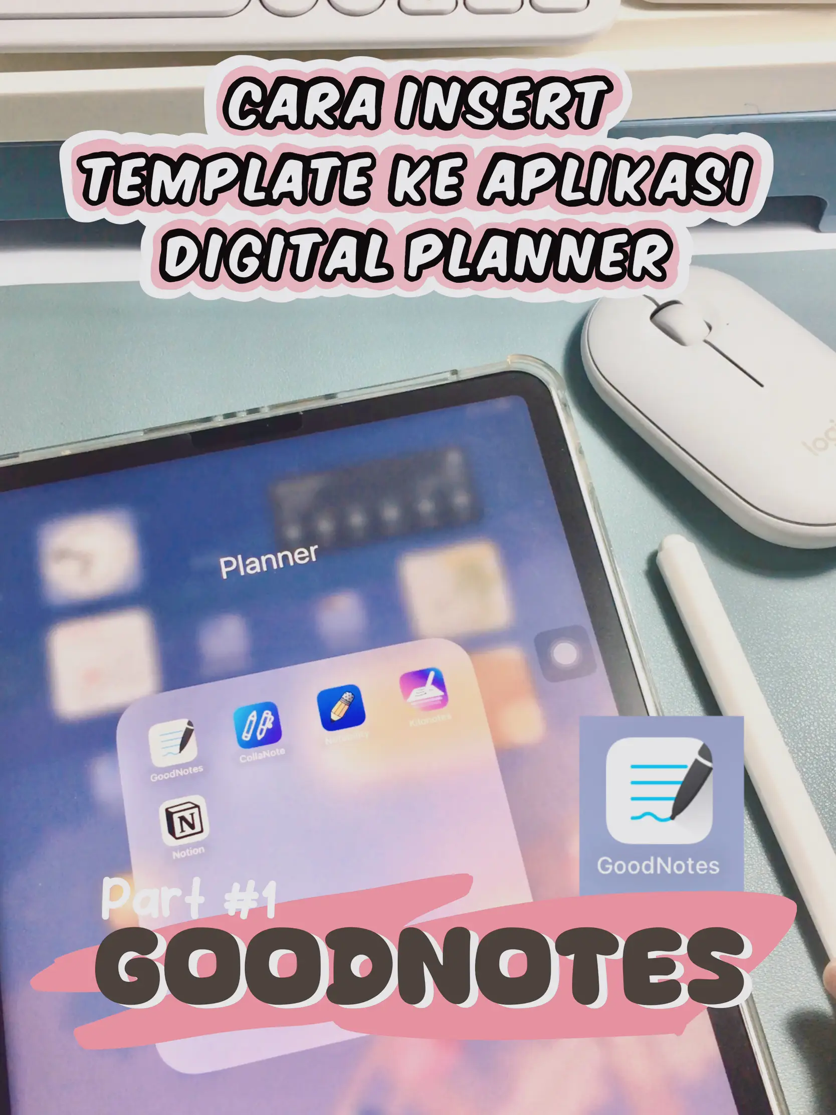 DIGITAL STICKERS Set for Digital Planner, Zinnia App, Goodnotes