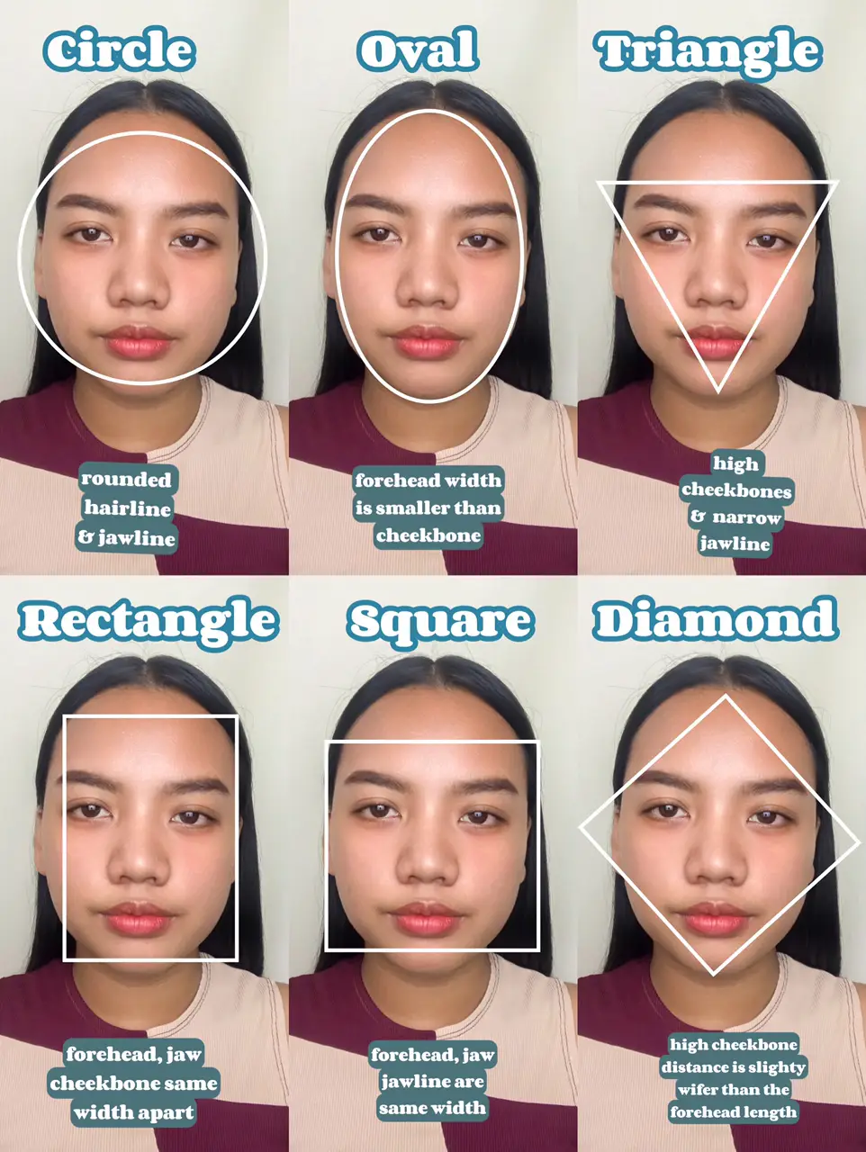 Get to know your Face Shape: Easy Steps ⛅️