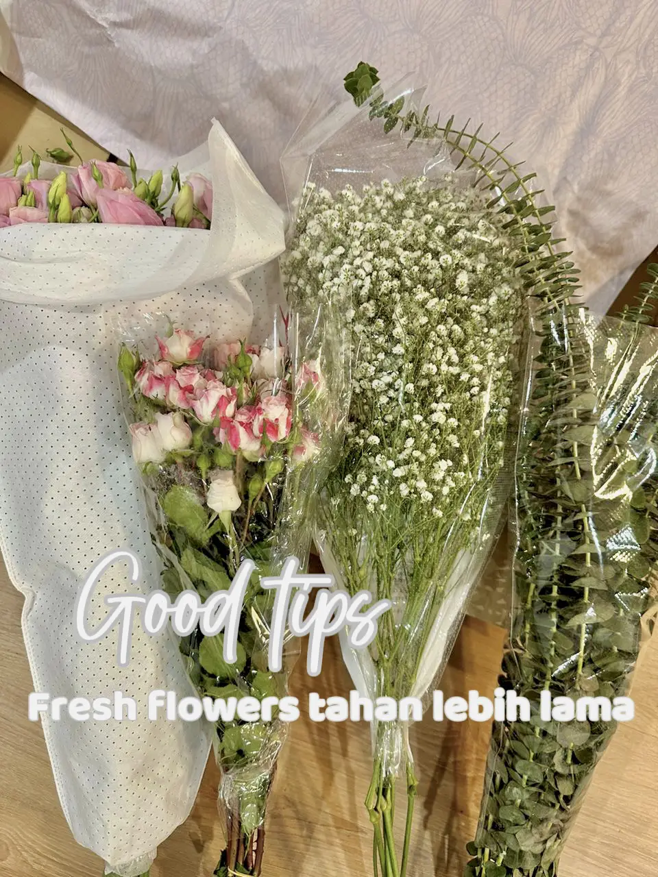 Tip fresh flowers tahan lama sampai 2 minggu, hanya letak bahan ini dalam  air - Sinar Plus