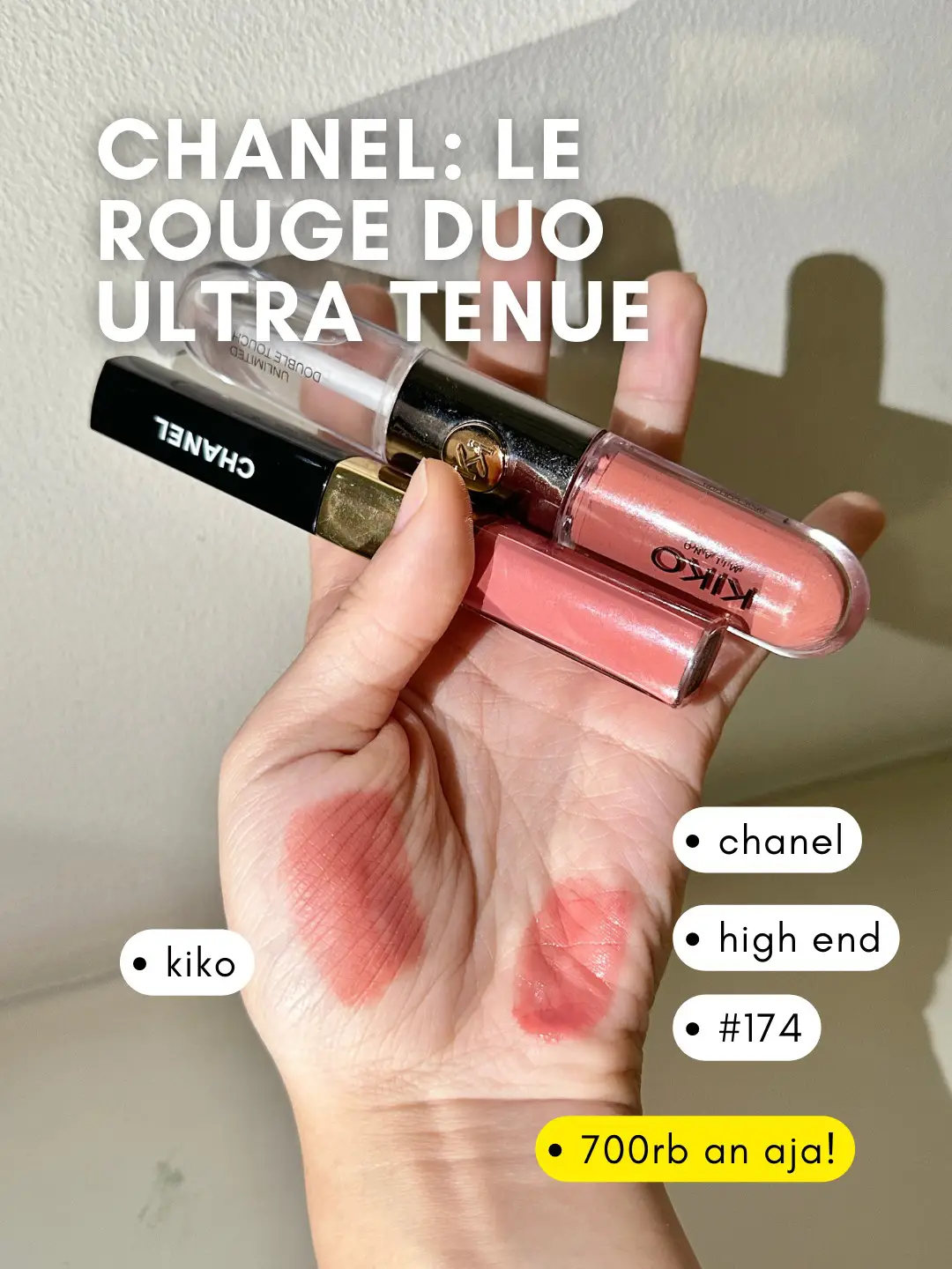 chanel le rouge duo ultra tenue soft rose