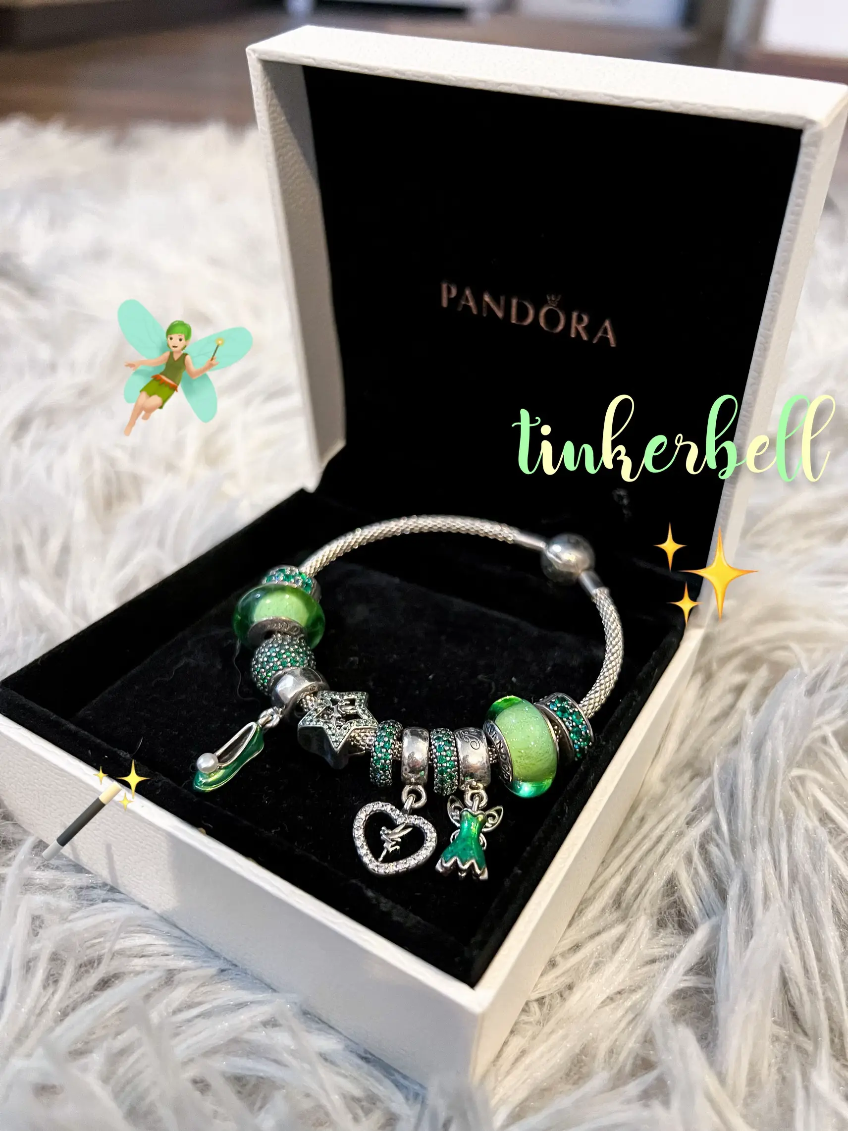 Tinkerbell charm clearance bracelet