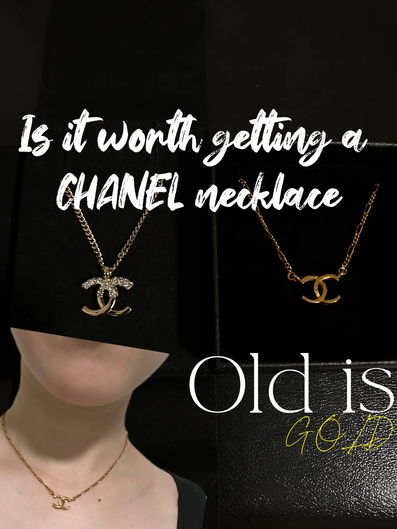 Reworked chanel deals necklace