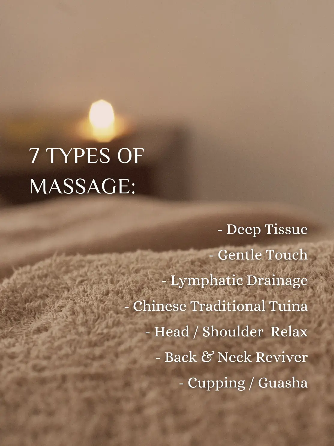 What Are The 7 Types Of Massage?