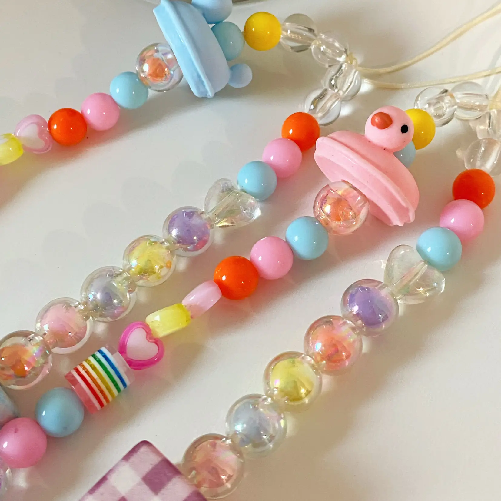 Sanrio beads #beads #diy #handmade #keychains #minitoy