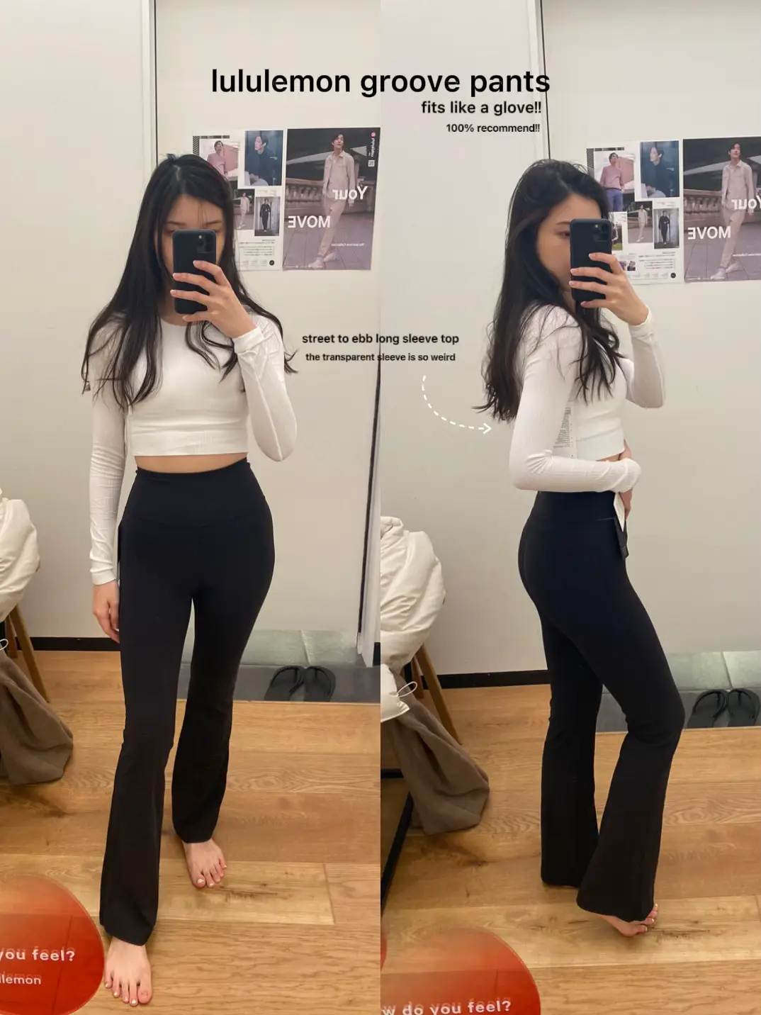 Lululemon Groove high rise flare pants, Women's Fashion, Activewear on  Carousell