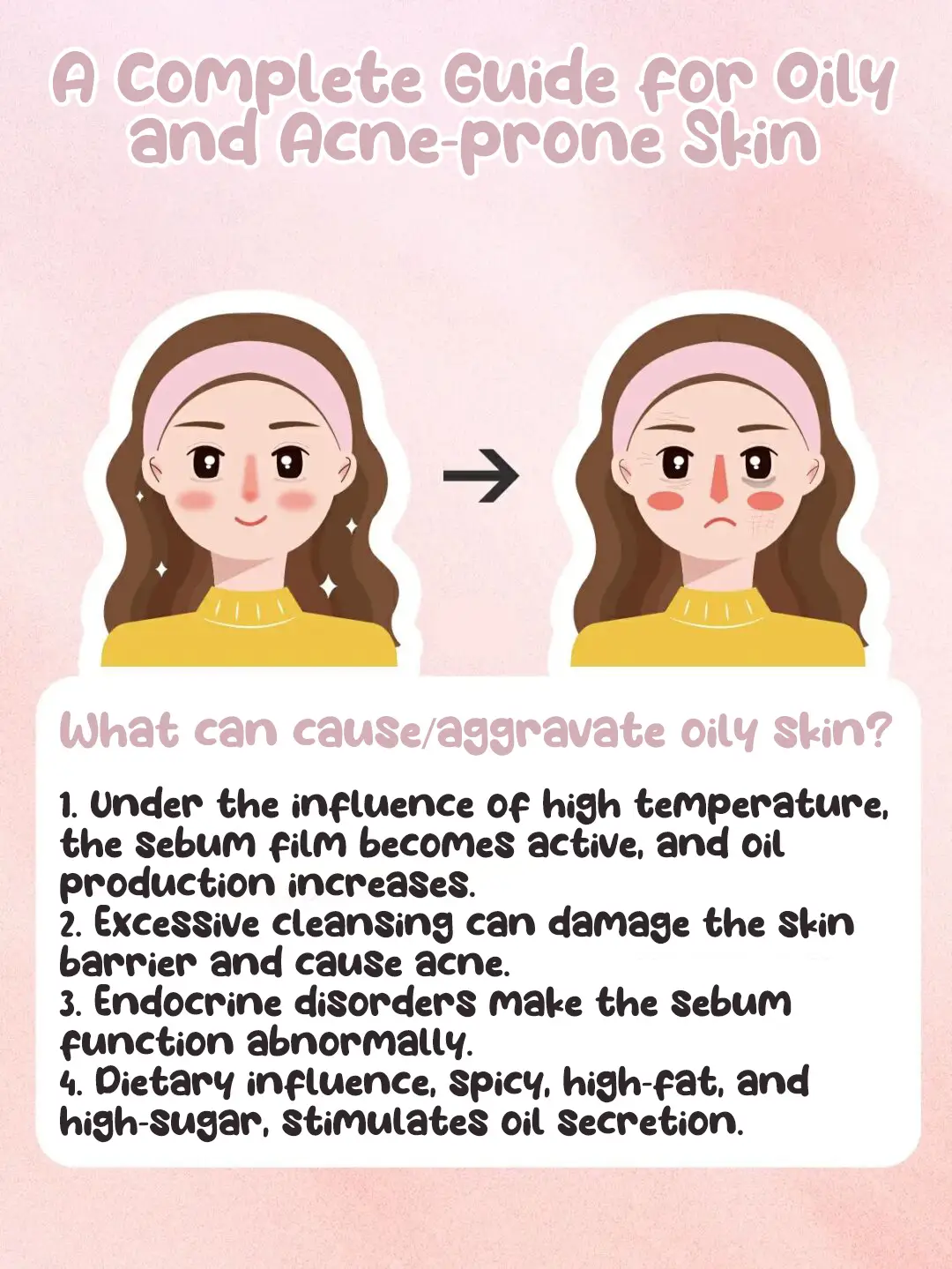 A Complete Guide for Oily and Acne-prone Skin 🤩 | Gallery posted by iris |  Lemon8