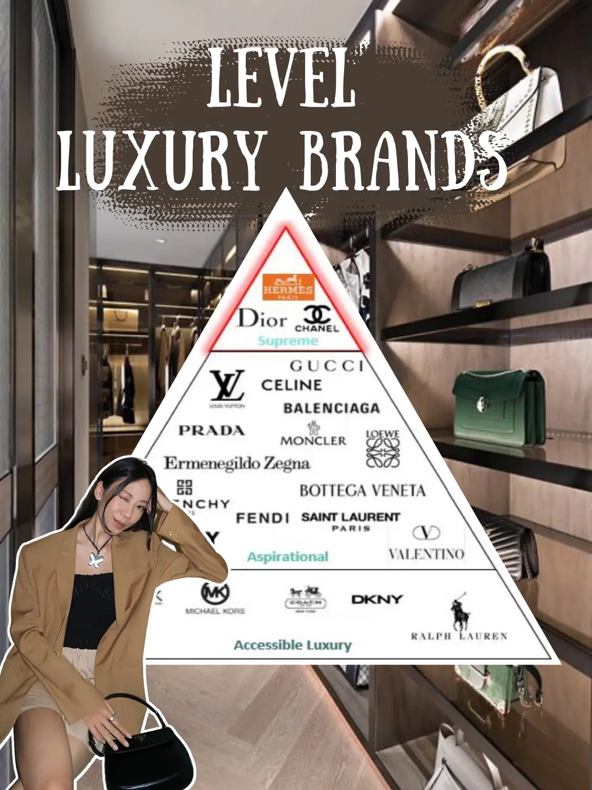 high end luxury brands luxury pyramid  Desain, Gambar desain busana,  Desain busana