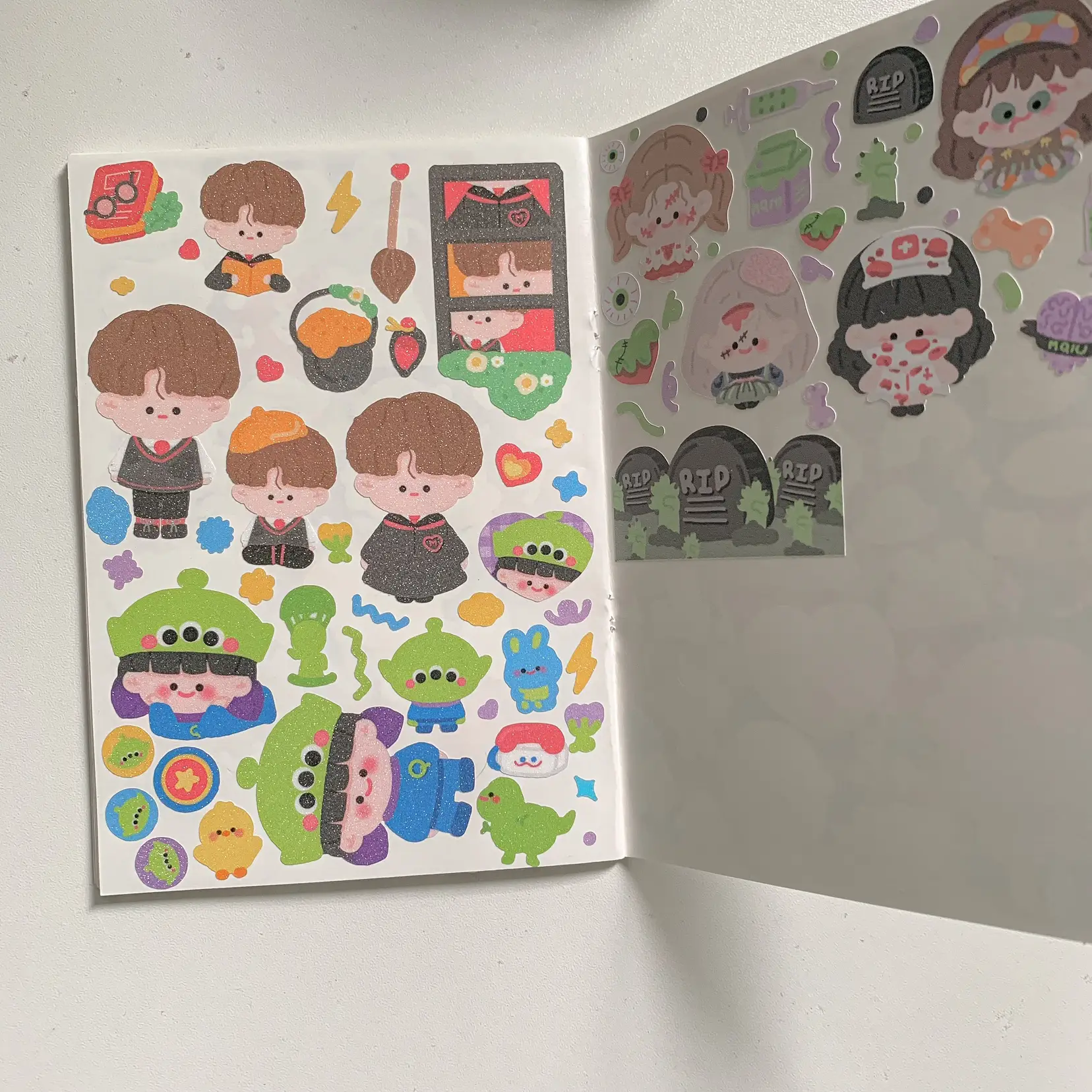 Cute Sticker Book Decorative Hand Account Journal - Temu