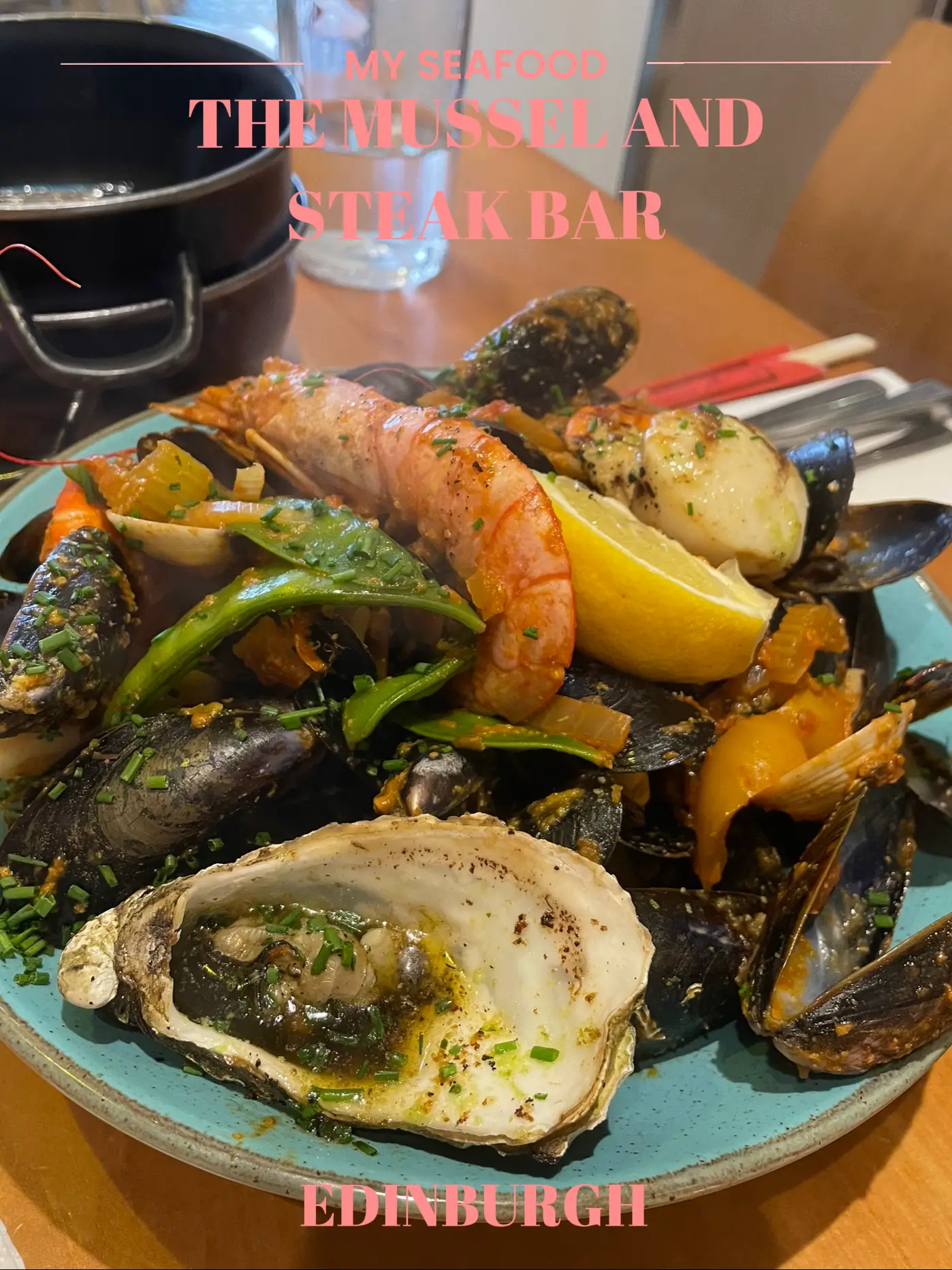 Seafood ที่ The mussel and steak bar Edinburgh 🏴󠁧󠁢󠁳󠁣󠁴󠁿 แกลเลอรีที่โพสต์โดย MиГ Lemon8