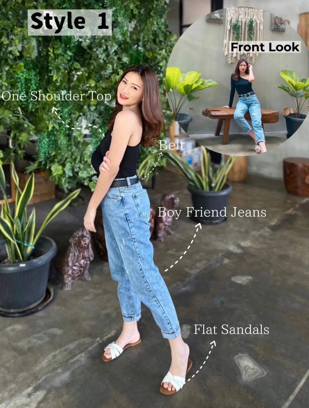 Jeans with sale flat sandals